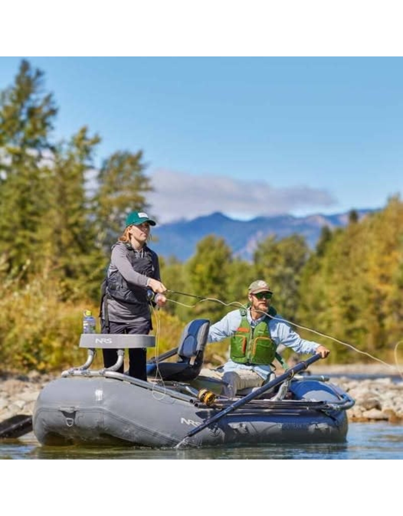 NRS NRS Slipstream 106 Fishing Raft w/ Sawyer Oars