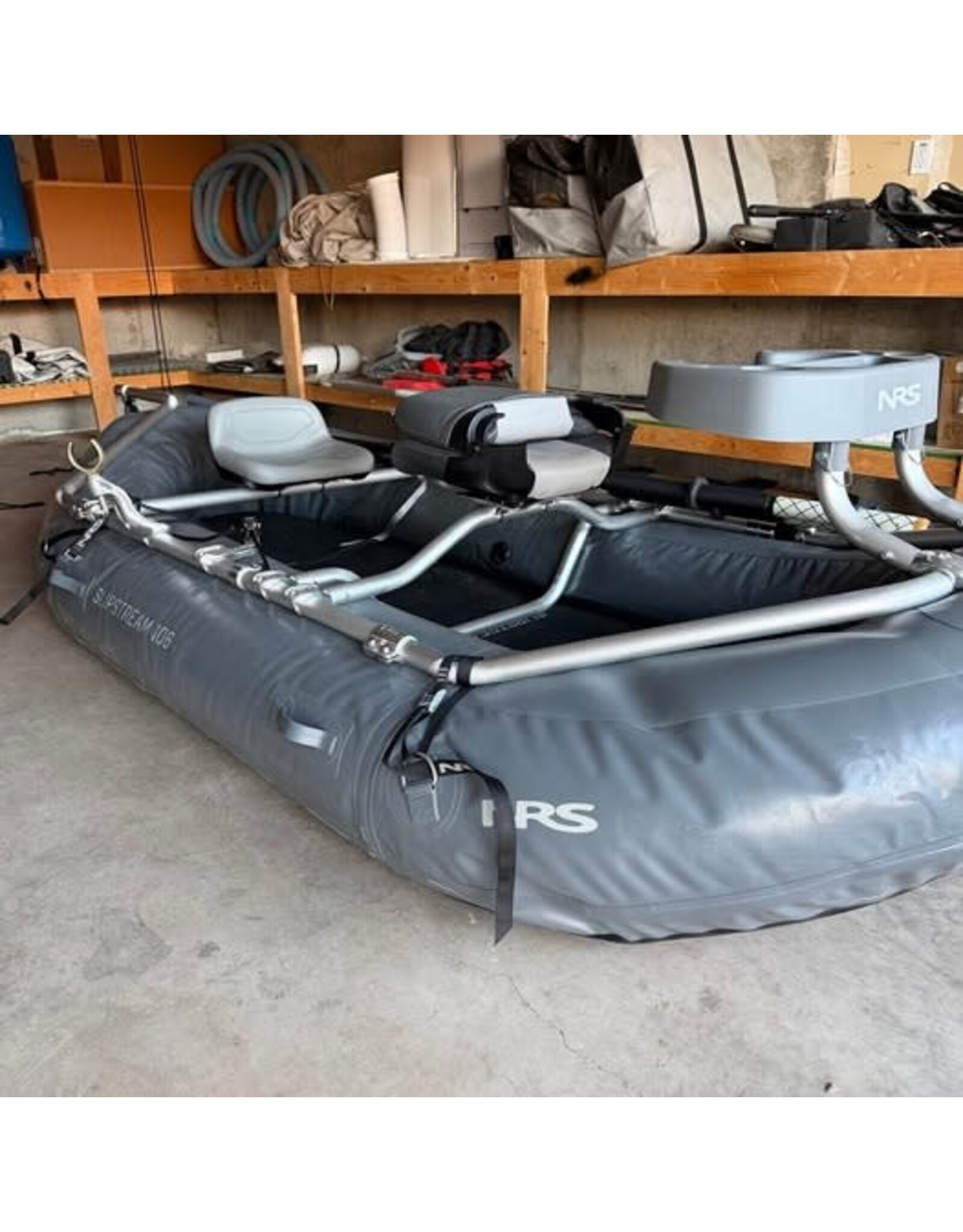 NRS NRS Slipstream 106 Fishing Raft w/ Sawyer Oars