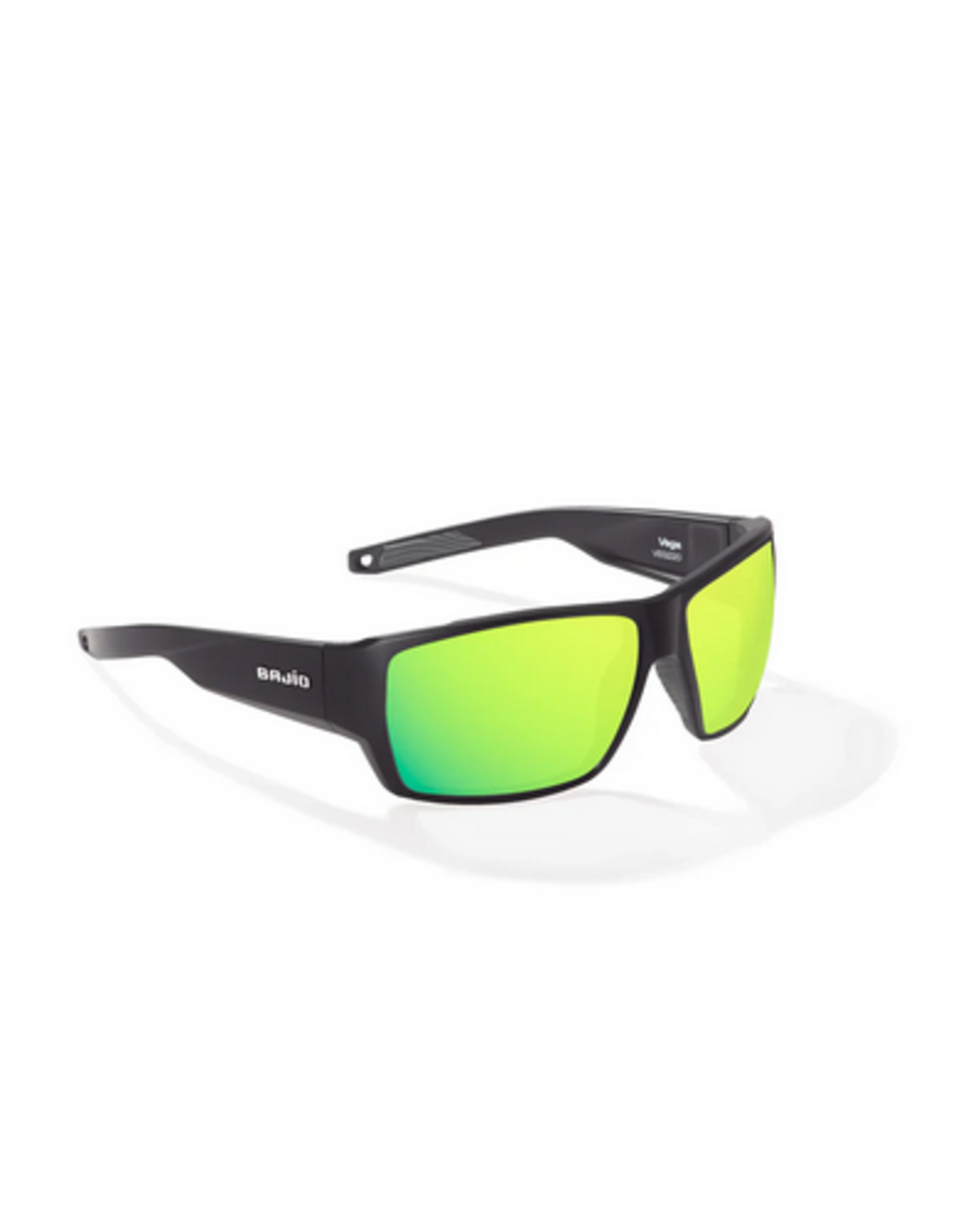 Bajio Bajio Vega Readers (Black Matte-Green Mirror Poly) +2.50