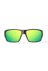 Bajio Bajio Vega Readers (Black Matte-Green Mirror Poly) +2.50