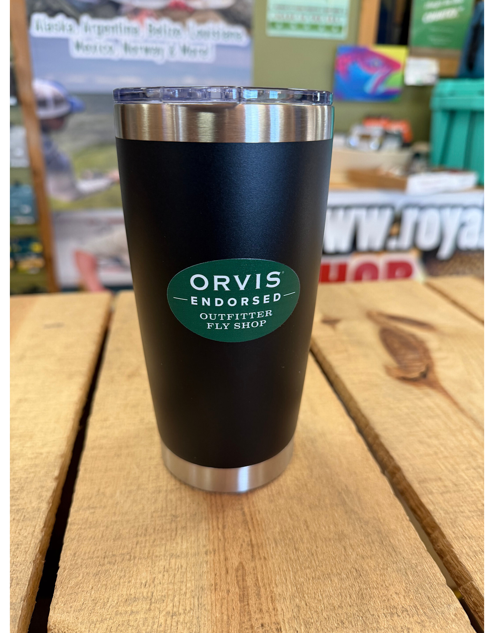 Royal Gorge Anglers BrownBow 20oz Tumbler