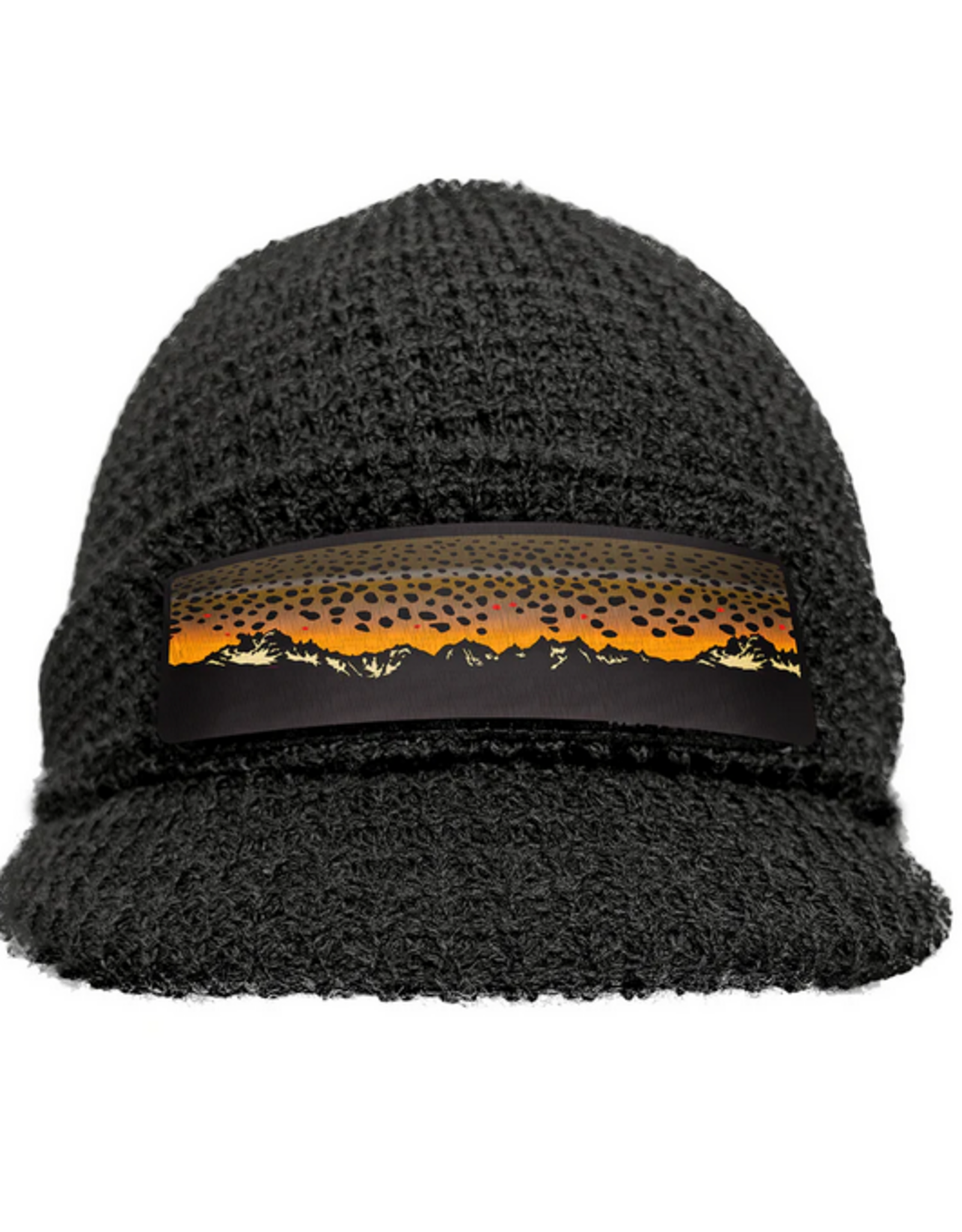 Rep Your Water RepYourWater Brown Trout Mountains Brimmed Knit Hat