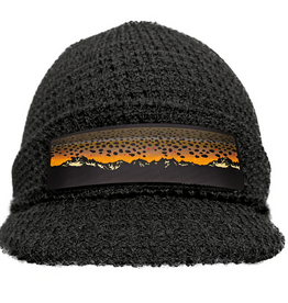 Rep Your Water RepYourWater Brown Trout Mountains Brimmed Knit Hat