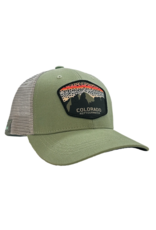 Rep Your Water RepYourWater Colorado Mountain Rainbow Hat