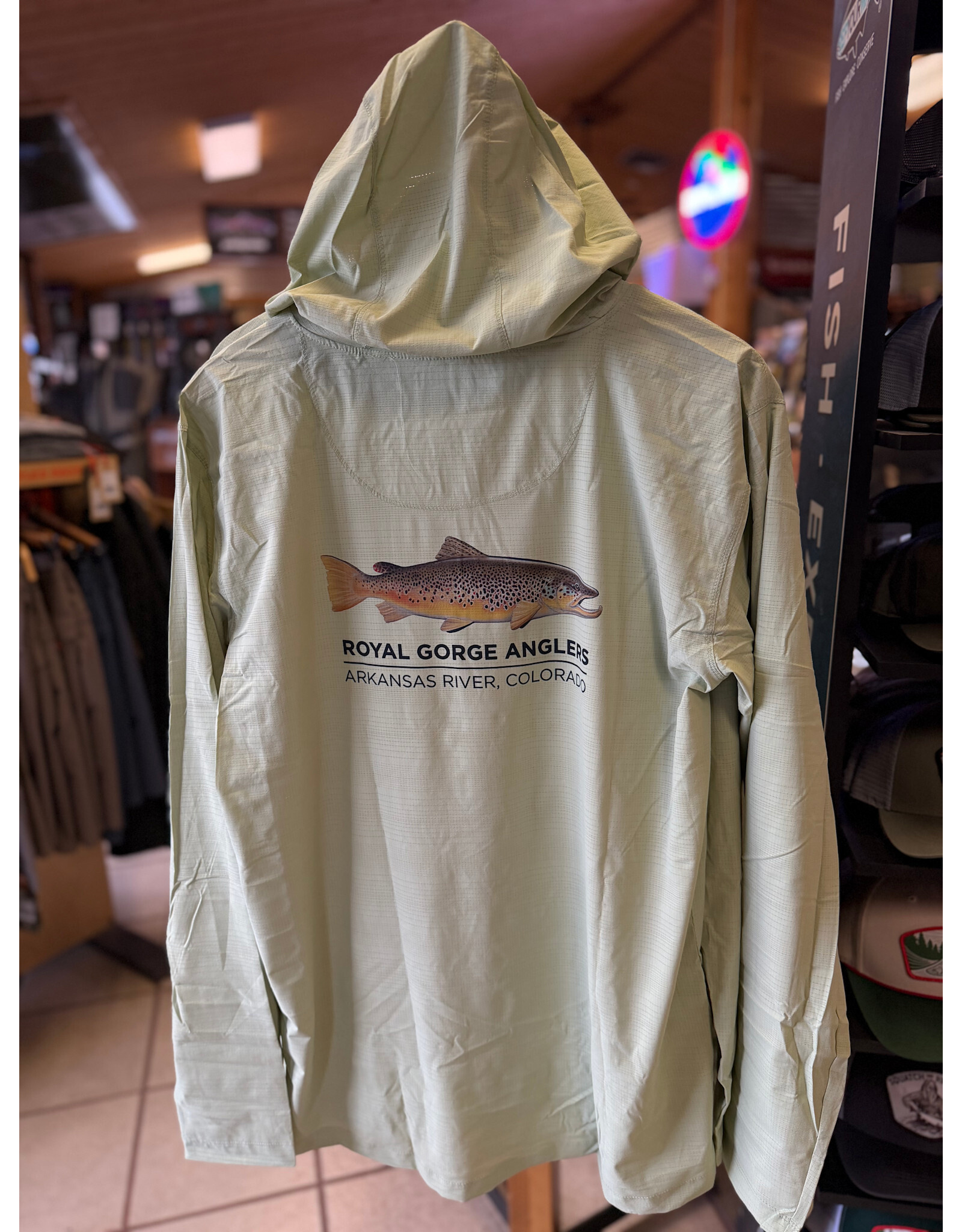 Rep Your Water RGA Brown Trout Flolite Sun Hoody