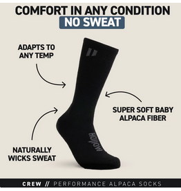 Hollow Hollow Alpaca Crew Socks