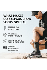 Hollow Hollow Alpaca Crew Socks