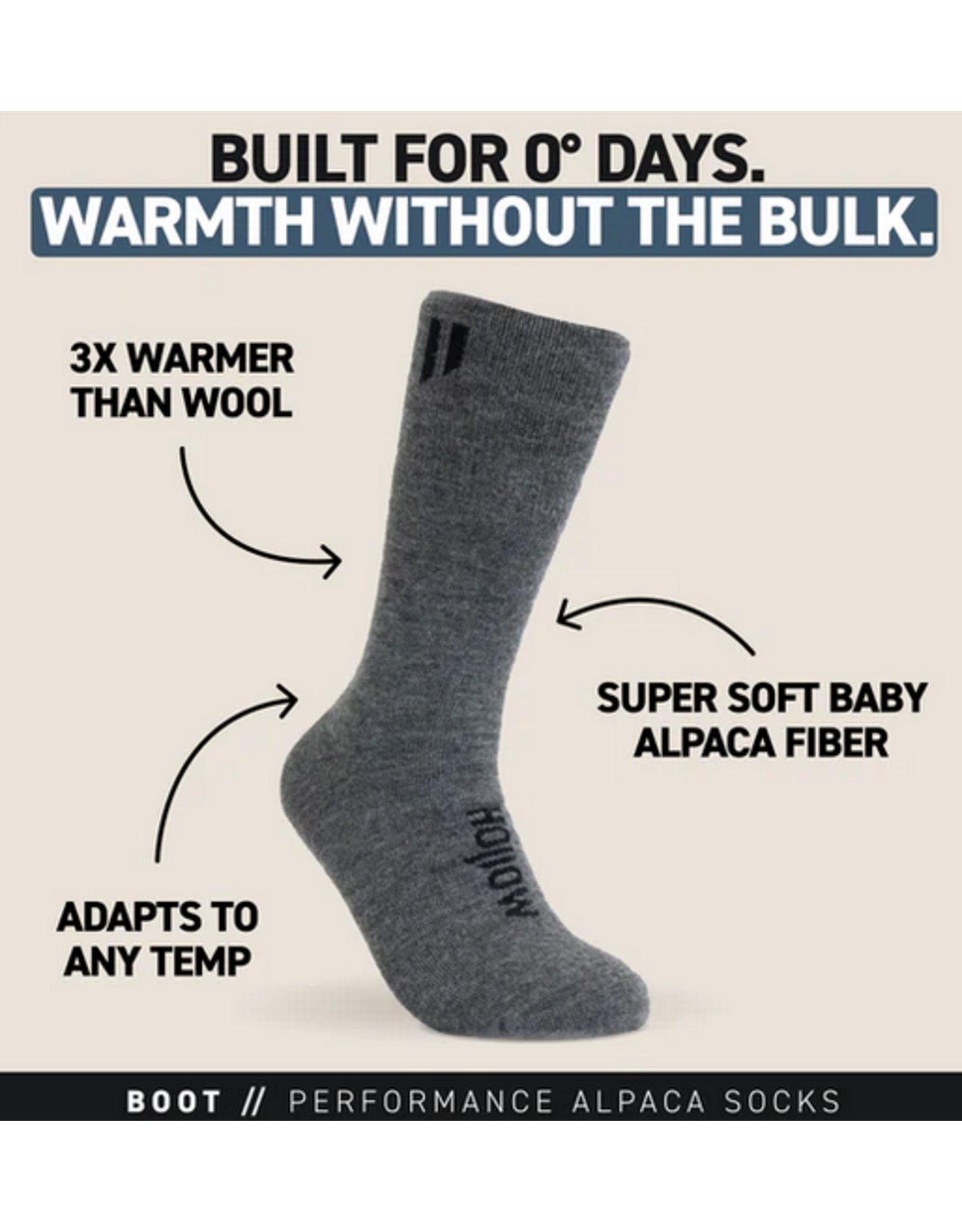 Hollow Hollow Boot Sock