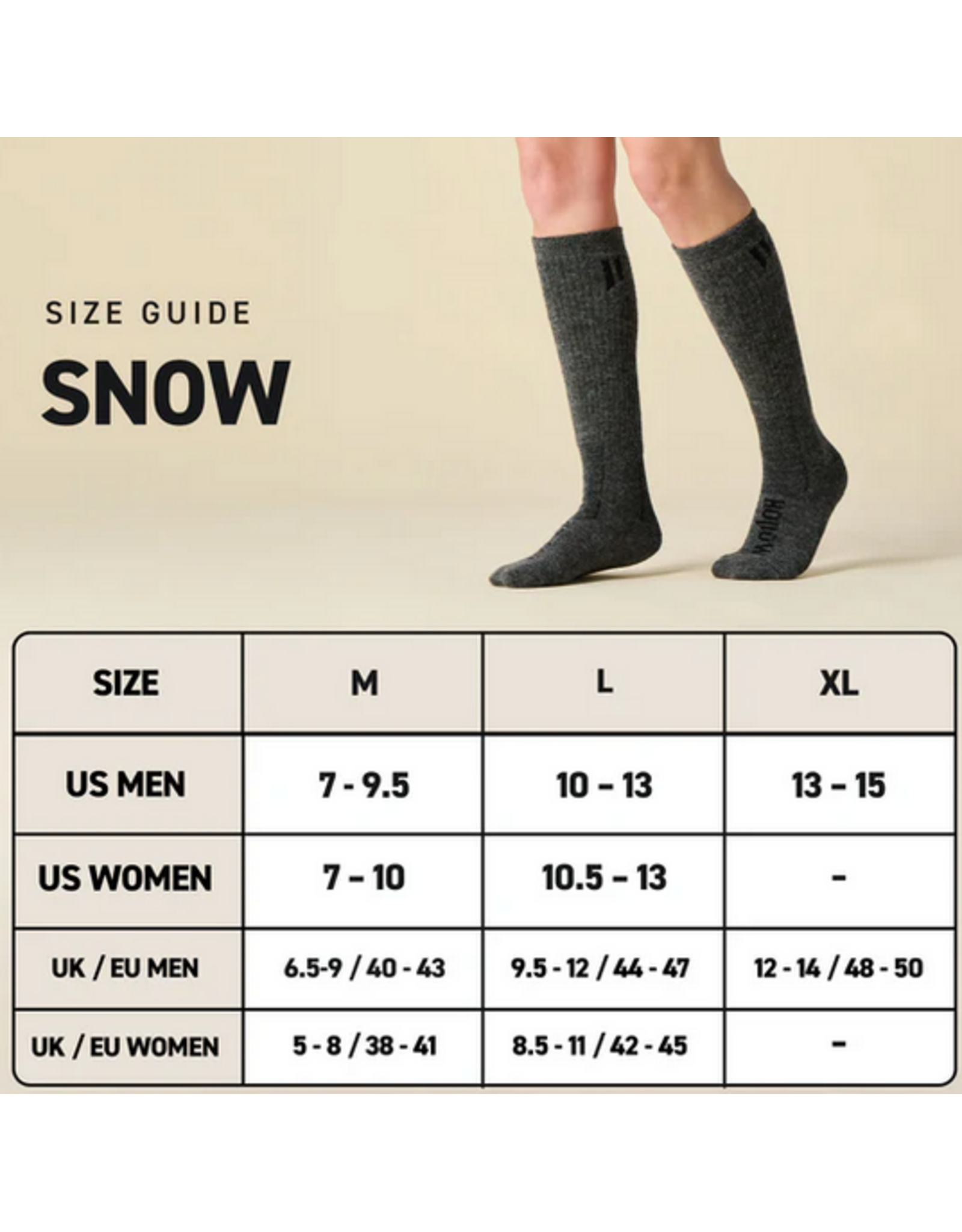 Hollow Hollow Ski Socks