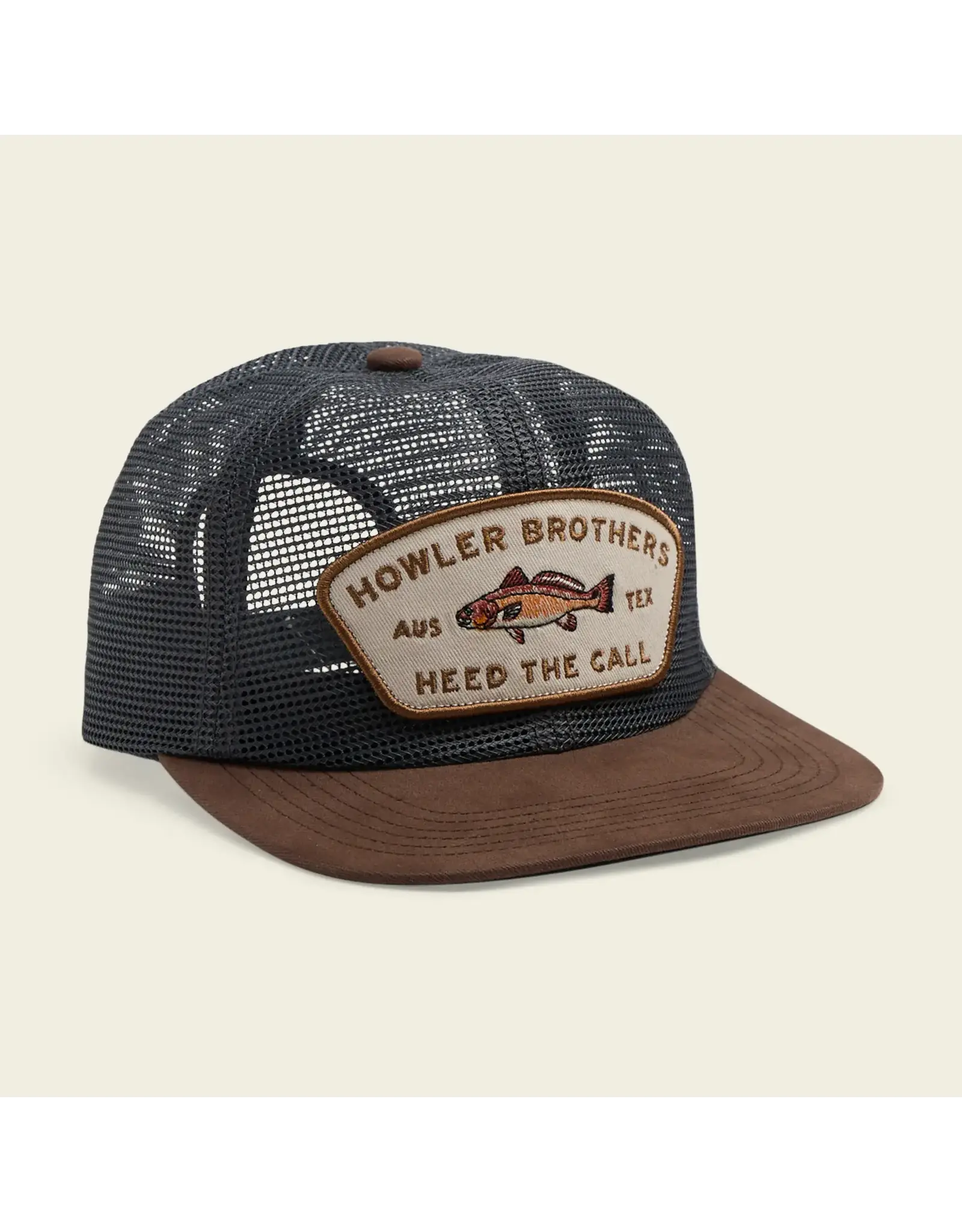 Howler HOWLER Redfish Feedstore Snapback (Brown/ Grey)