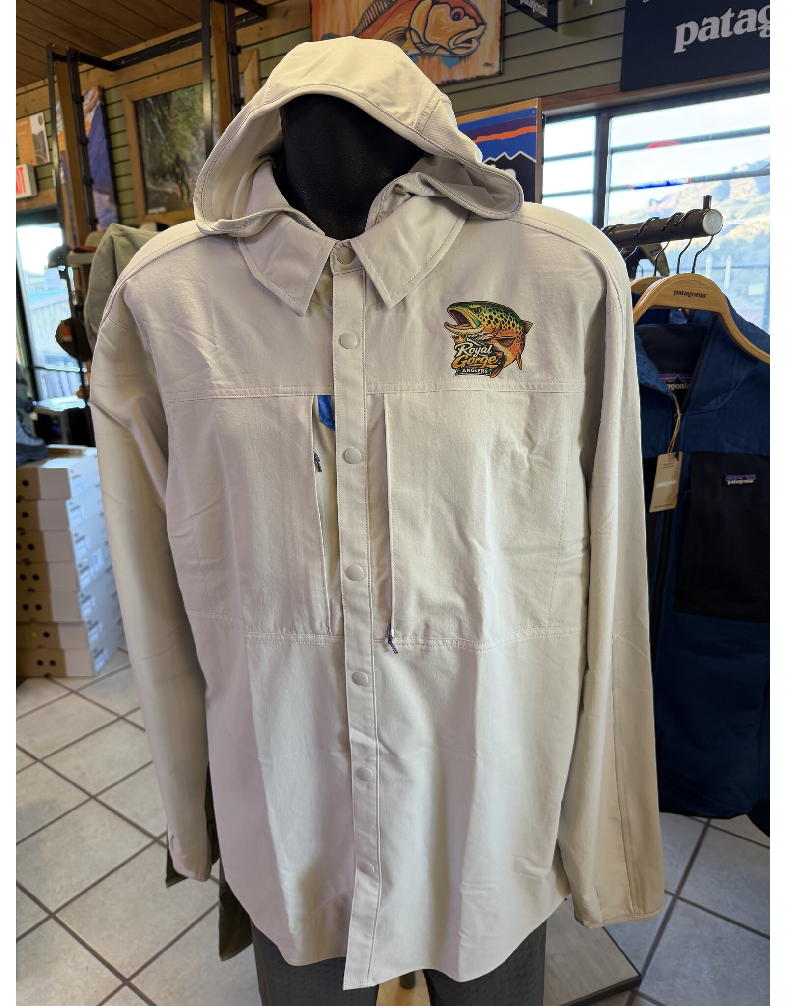 Patagonia Patagonia River Rambler Hybrid Sun Hoody (RGA Logo)