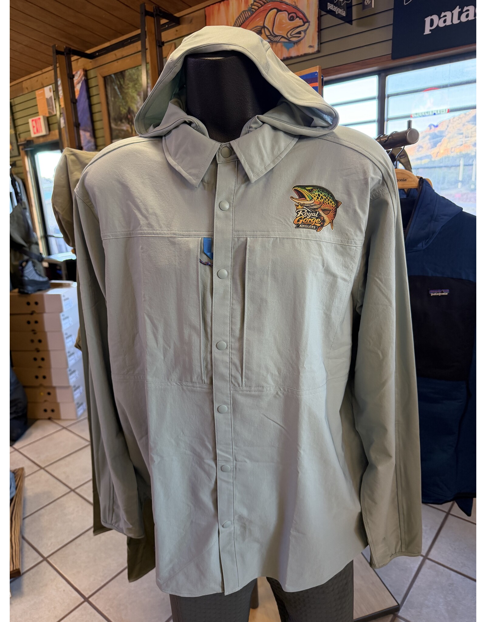 Patagonia Patagonia River Rambler Hybrid Sun Hoody (RGA Logo)