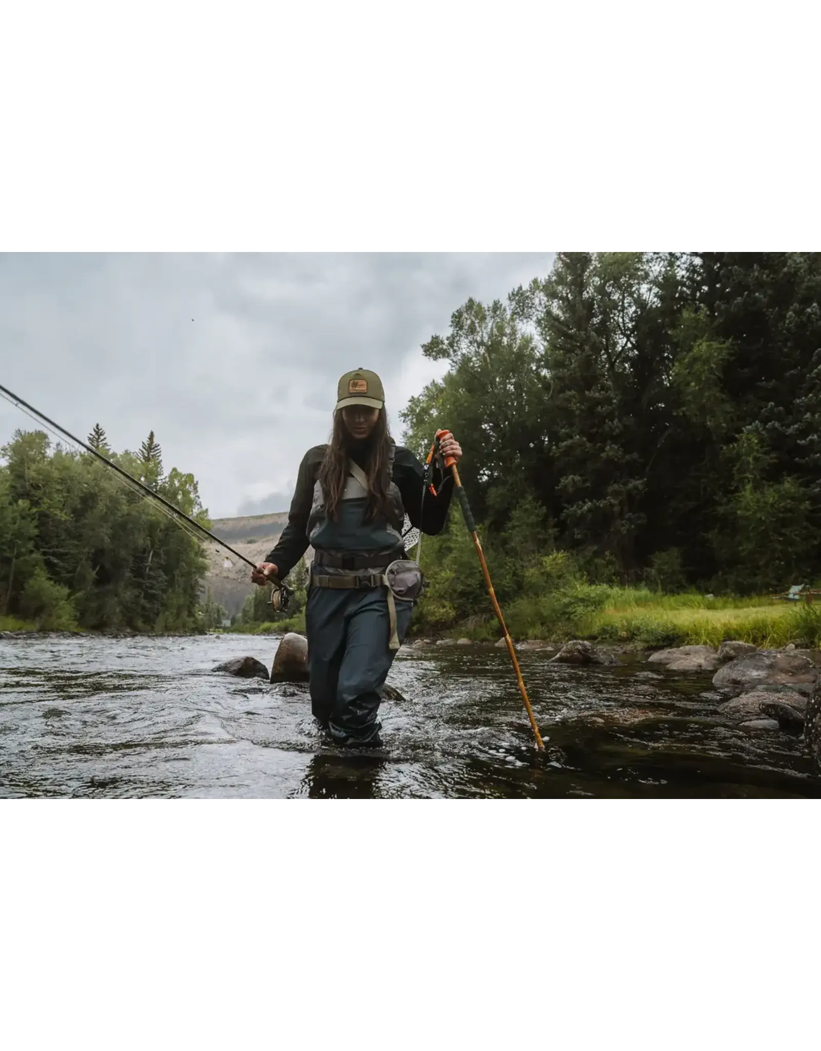 Fishpond Fishpond Grass Sticks Wading Staff