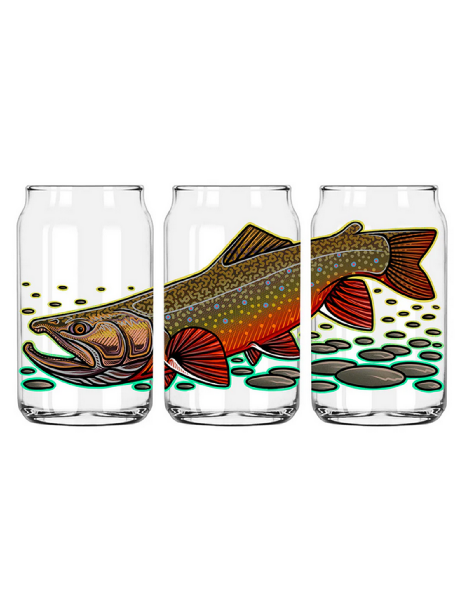 Casey Underwood Underwood Brook Trout Beer Glass