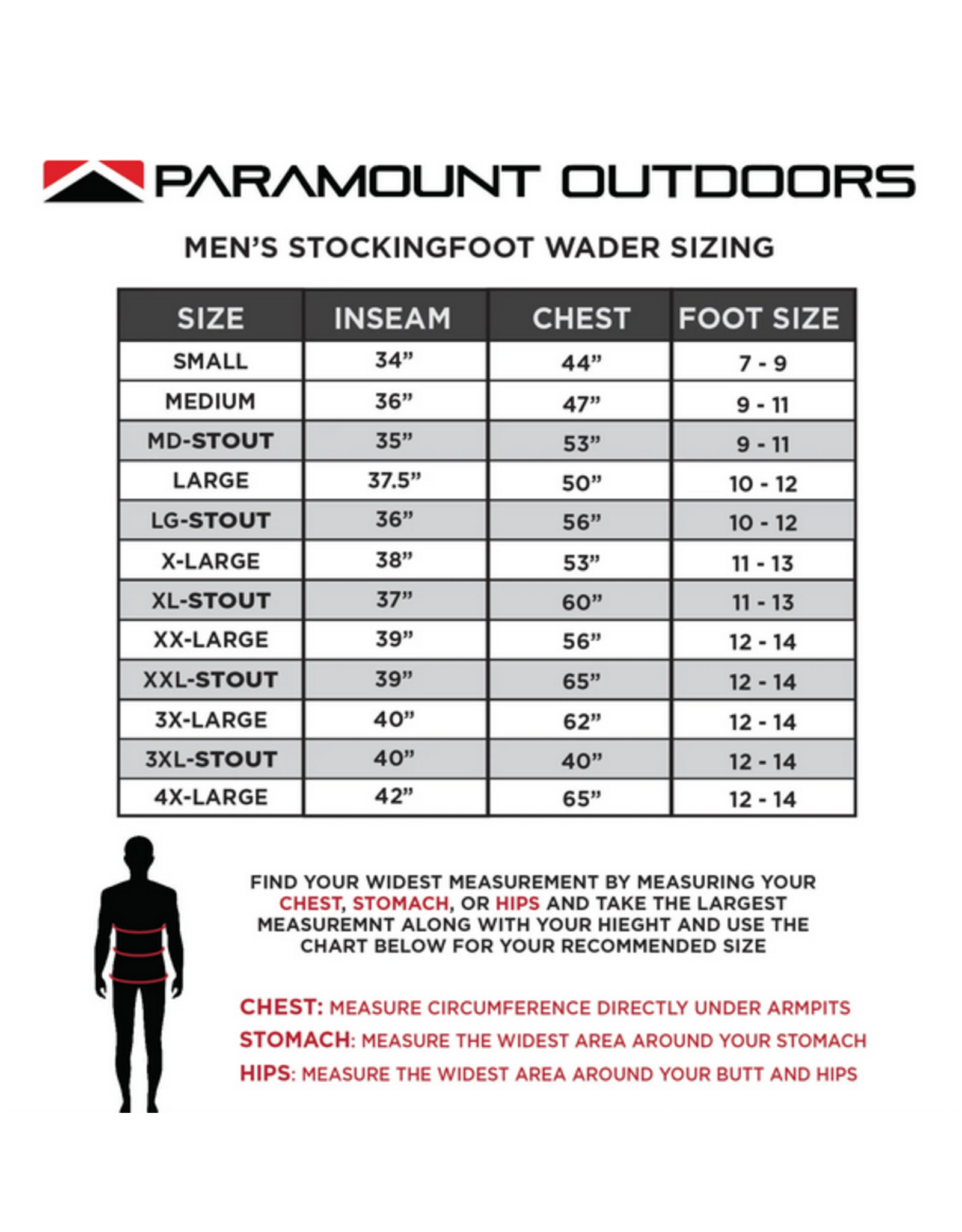Paramount Paramount Stonefly Chest Wader