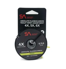Scientific Anglers Scientific Anglers Absolute Fluorocarbon Trout Tippet Assortment 4x-6x