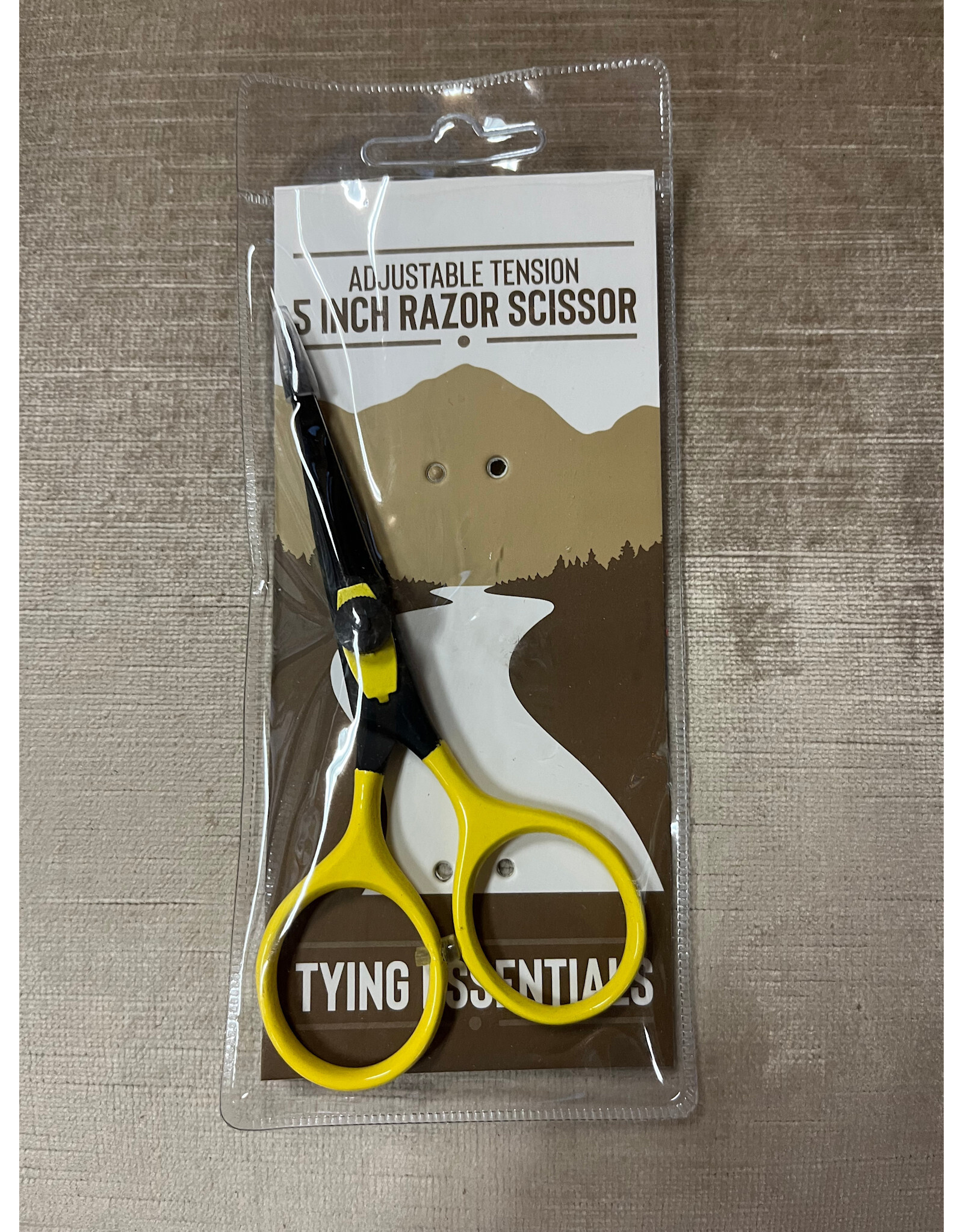 South Fork South Fork ADustable Tension 5" Razor Scissors / Yellow