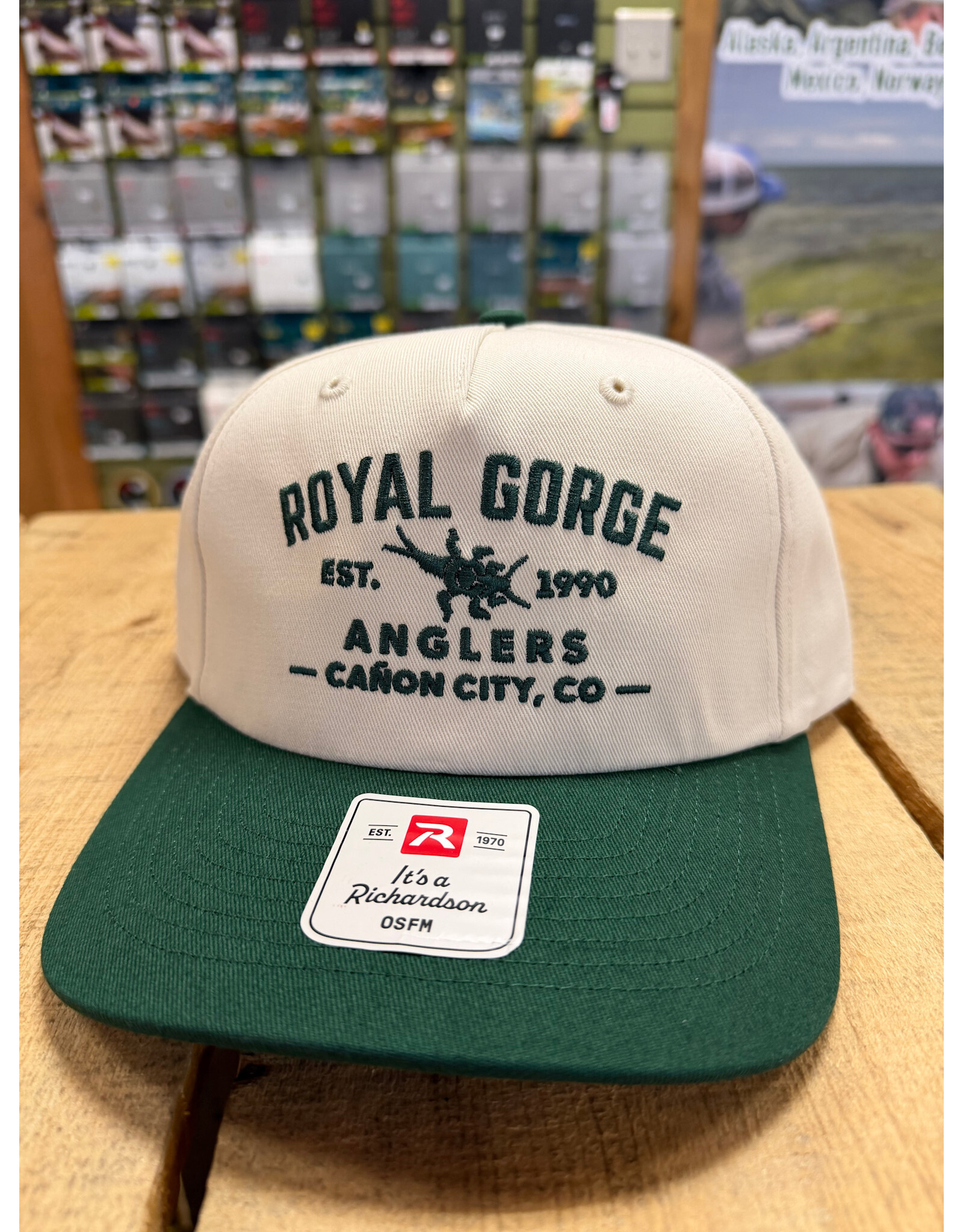 Richardson RGA Heritage Hat (Cream/ Dark Green)