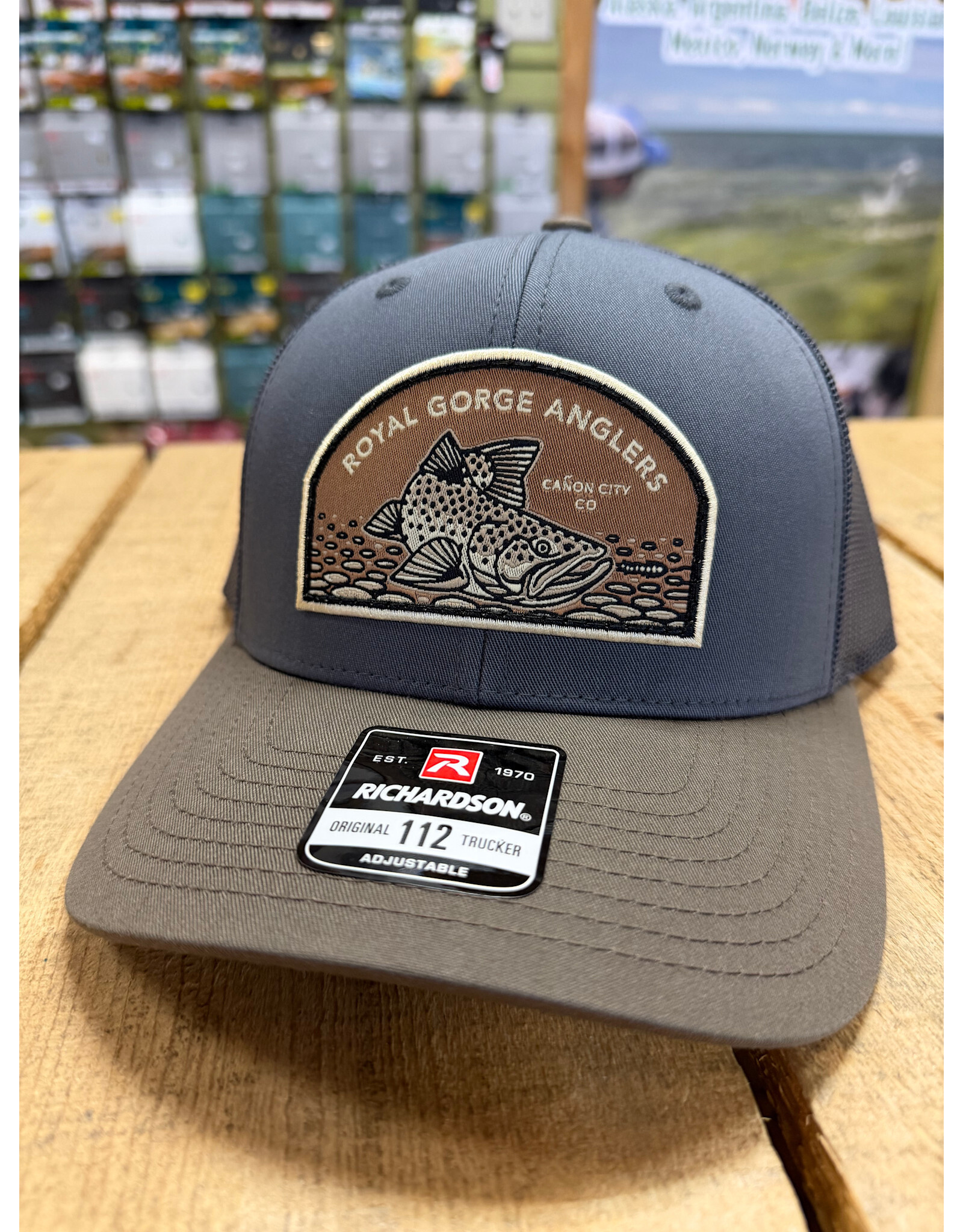 Richardson RGA Browntown Trucker (Gunmetal/Chocolate Chip)