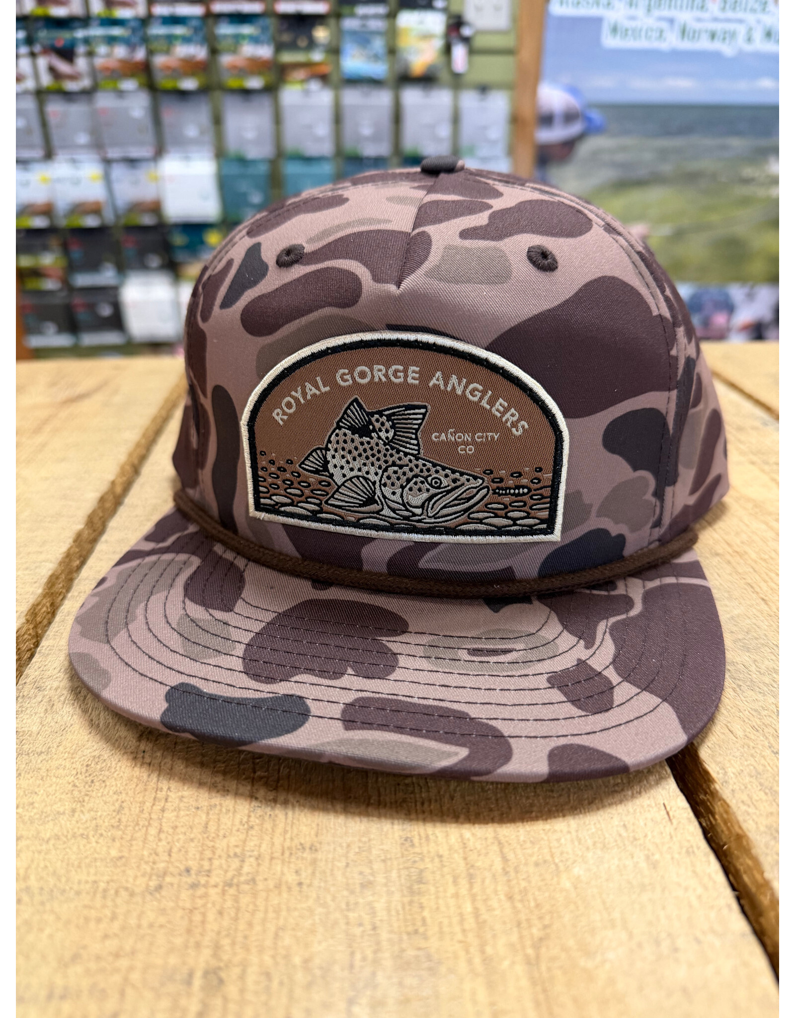 Richardson RGA Browntown Rope Hat (Bark Duck Camo w/ Brown Rope)