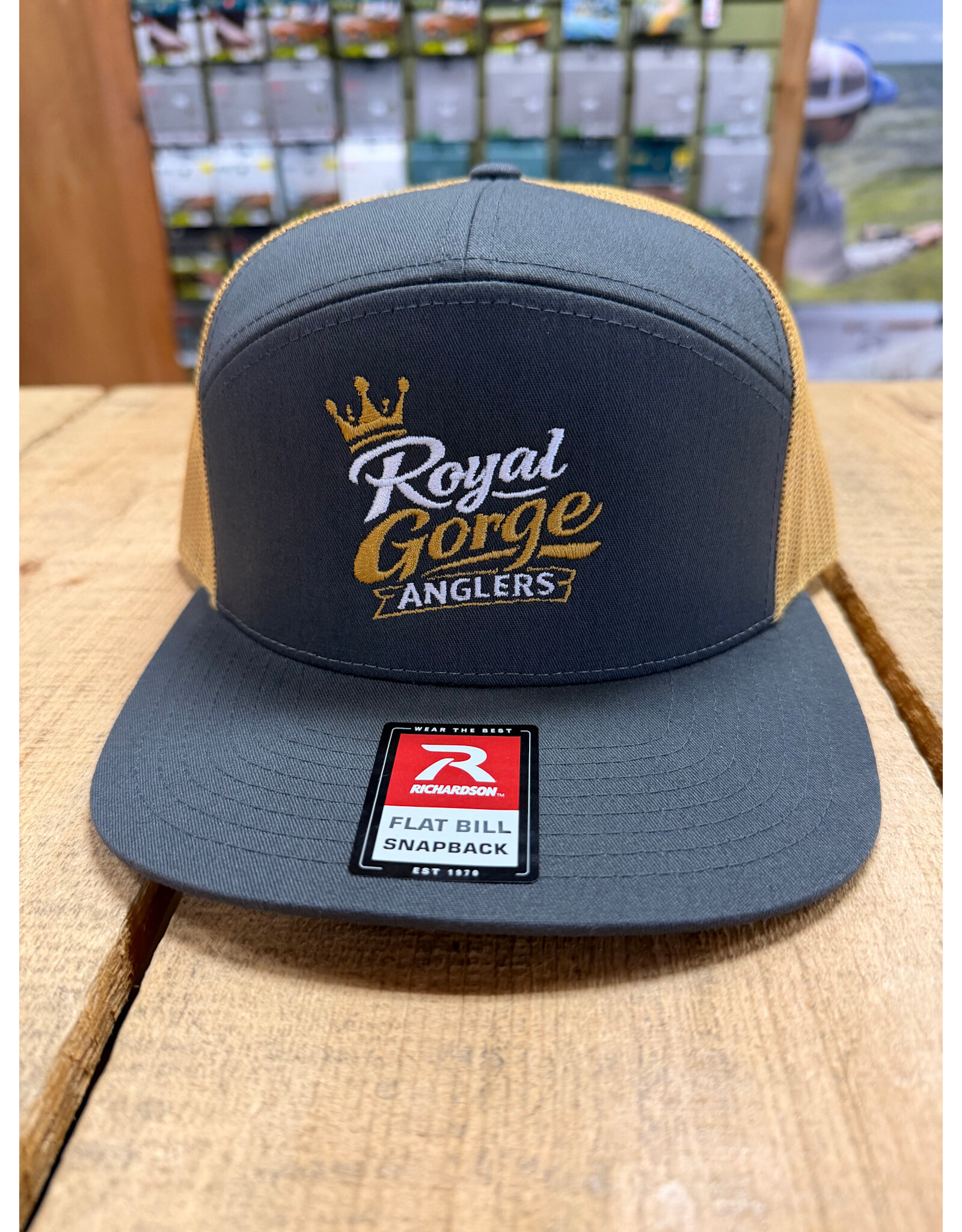 Richardson RGA Crown Trucker (Charcoal/Old Gold)