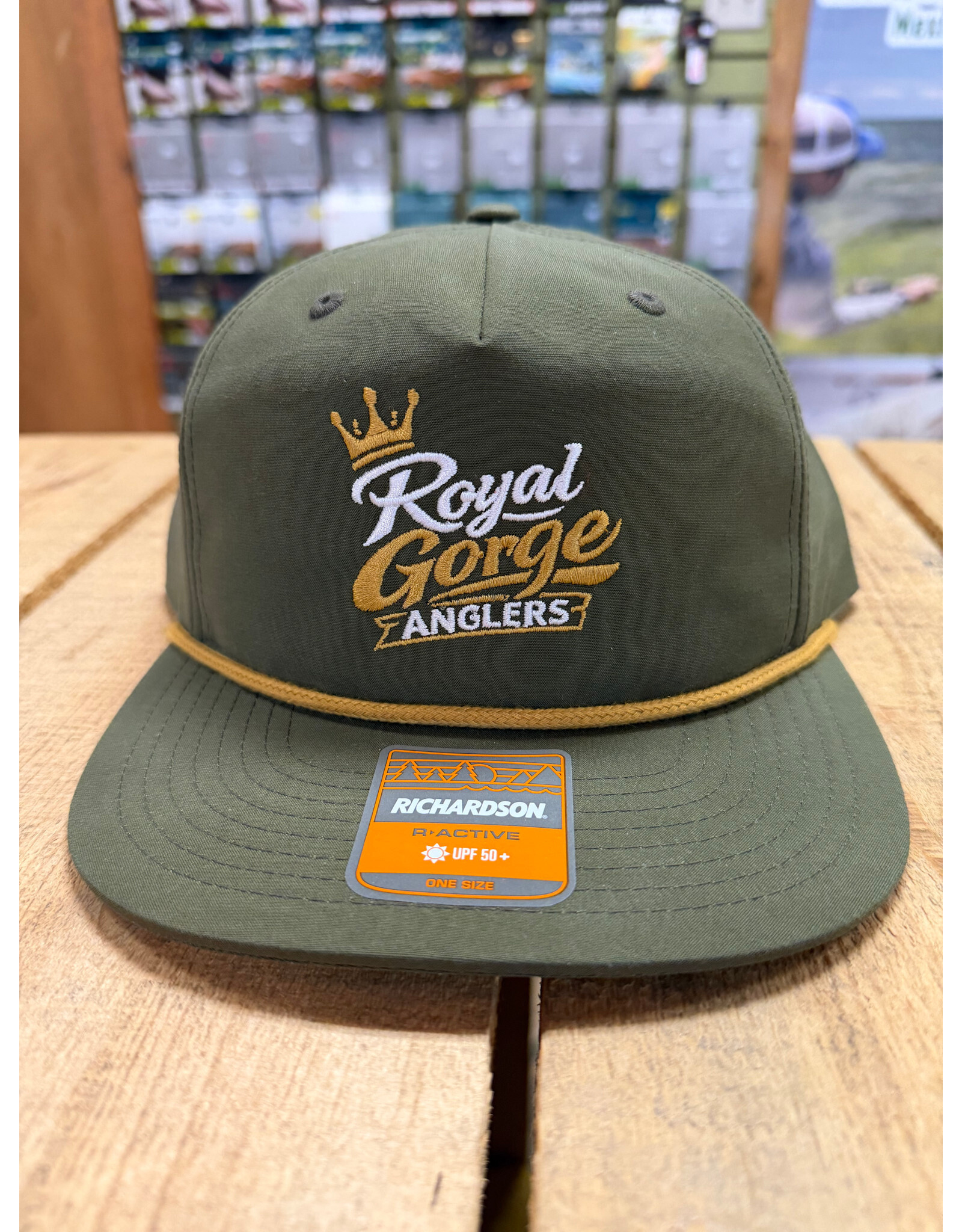 Richardson RGA Crown Rope Hat (Loden w/ Gold Rope)