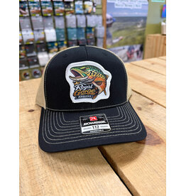 Richardson RGA BrownBow Trucker (Black/ Vegas Gold)