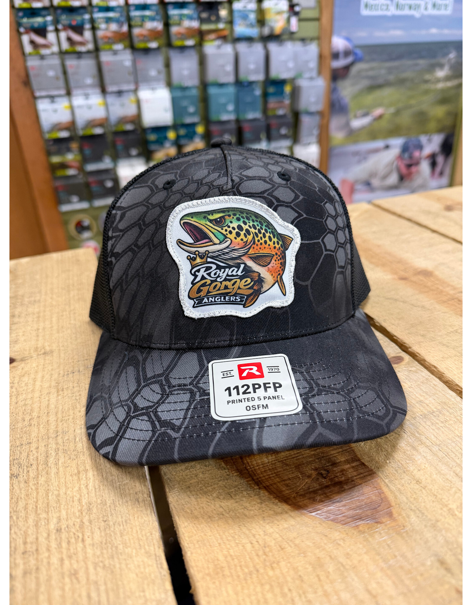 Richardson RGA BrownBow Trucker (Kryptek Camo Black)