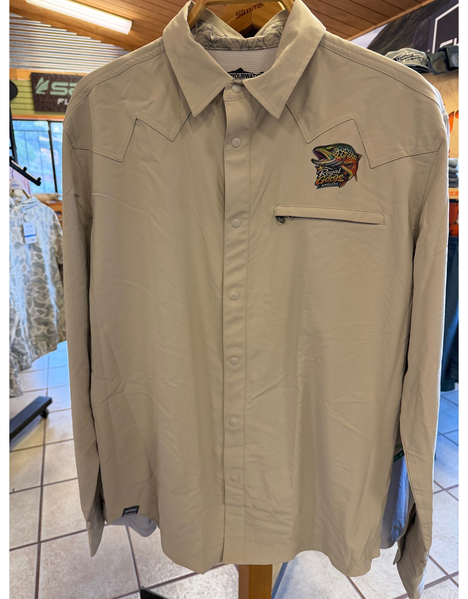 Rep Your Water RGA Logo Rep Your Water Wellfleet Buttondown Shirt