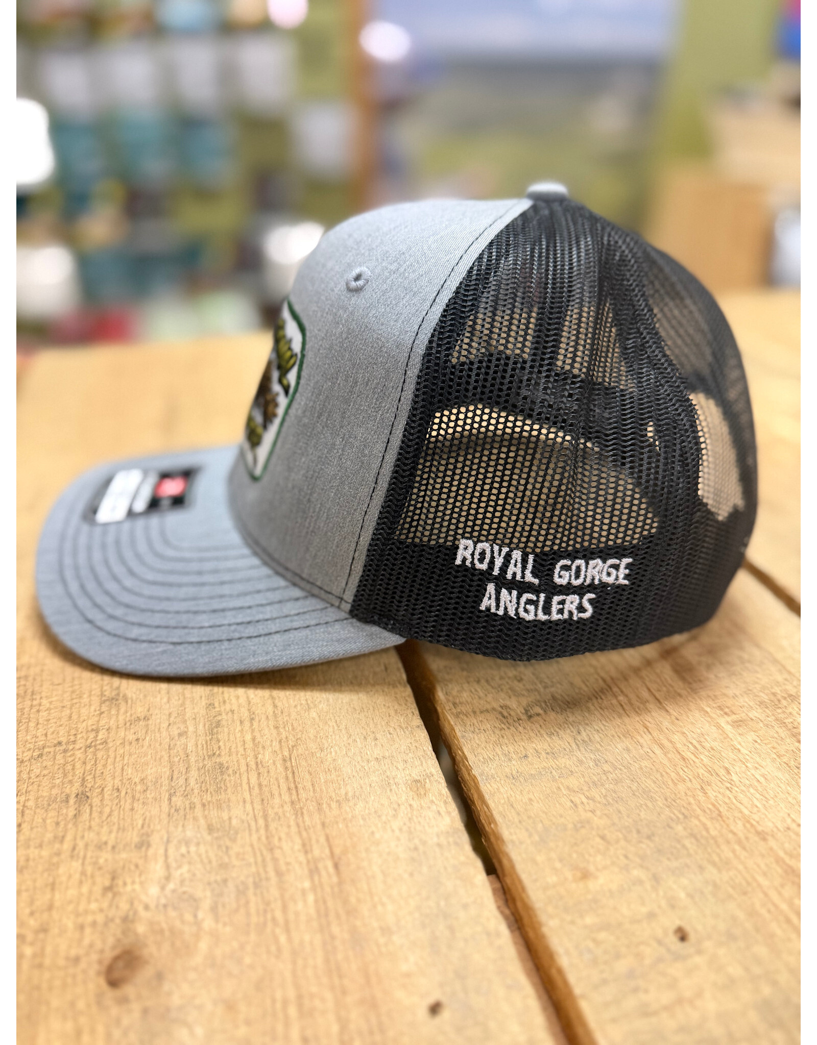 Richardson RGA "Professional Stripper" Trucker Hat (Heather Grey/ Black)