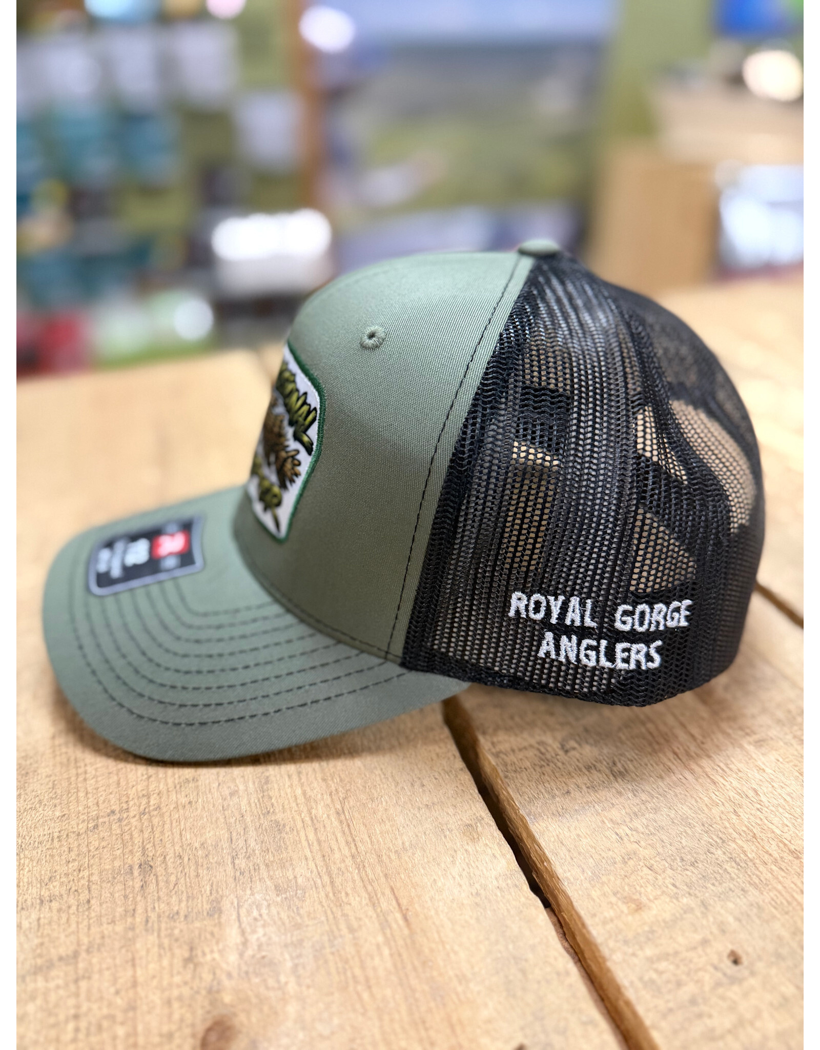 Richardson RGA "Professional Stripper" Trucker Hat (Loden/ Black)