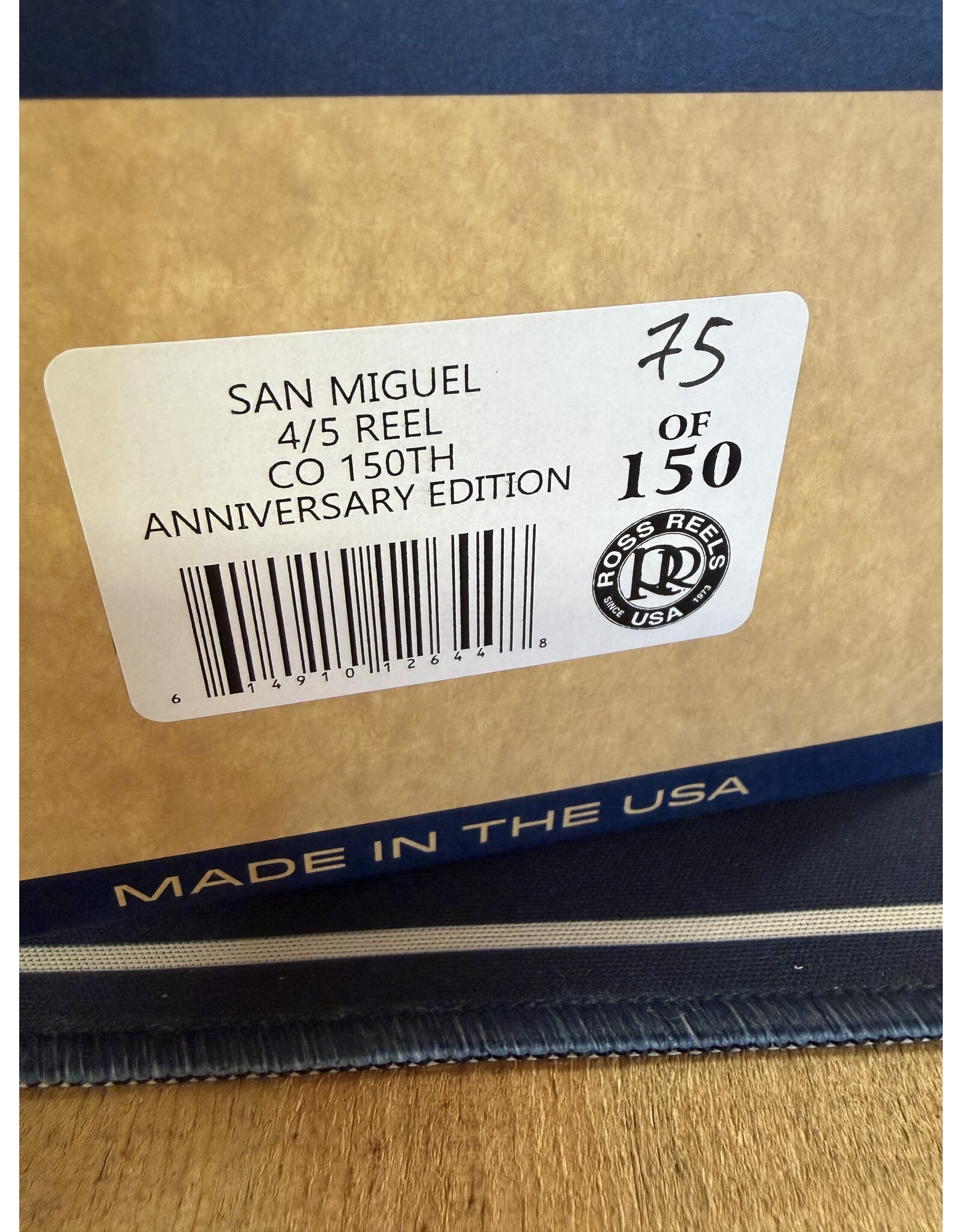 Ross ROSS San Miguel Colorado 150th Anniversary Reel (4/5 wt)