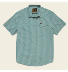Howler Bros H Bar Snap SS Shirt (Power Lines: Smoke Blue) Size L