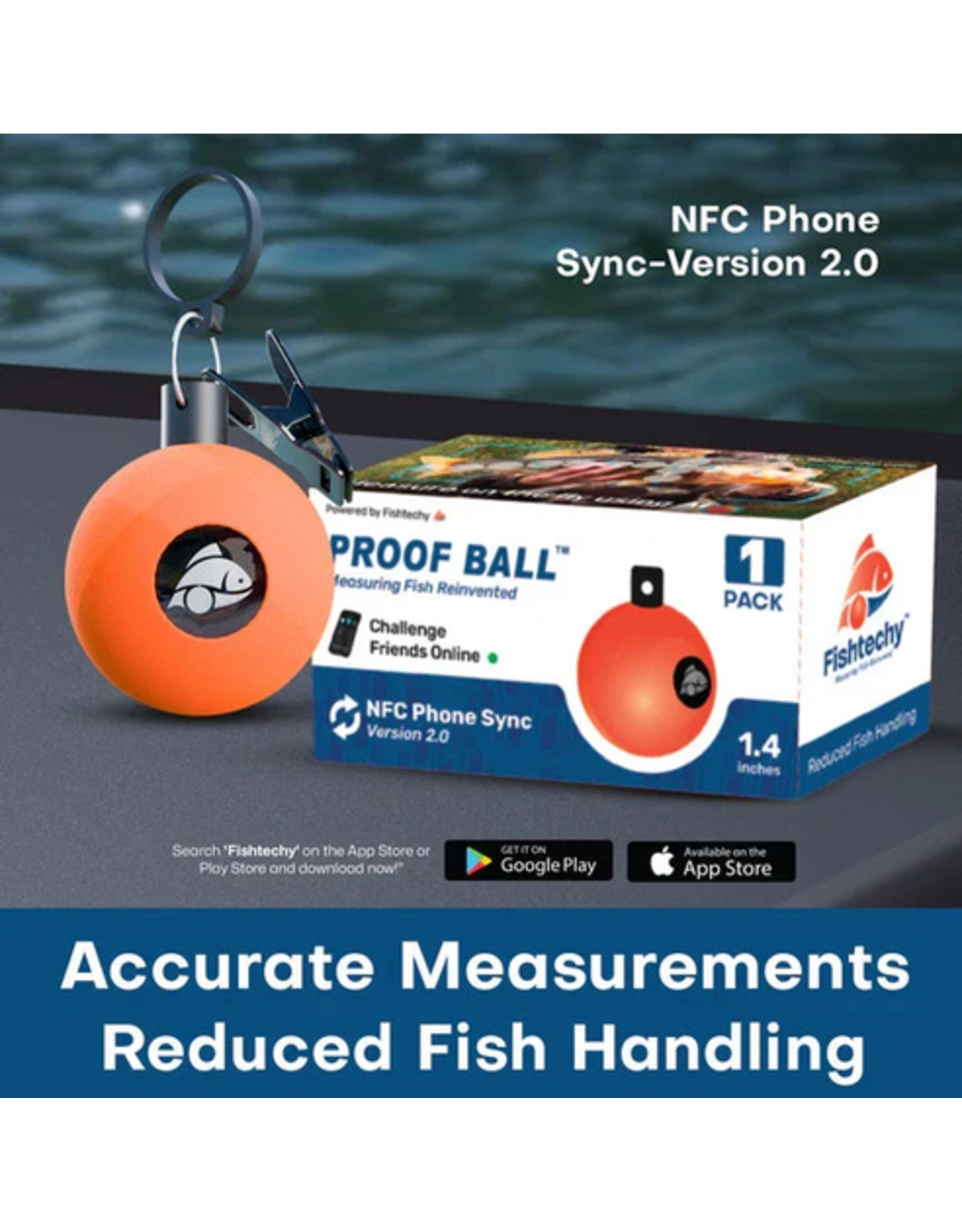 Fishtechy Fishtechy Proof Ball V2.0 AI Fish Measurement Tool