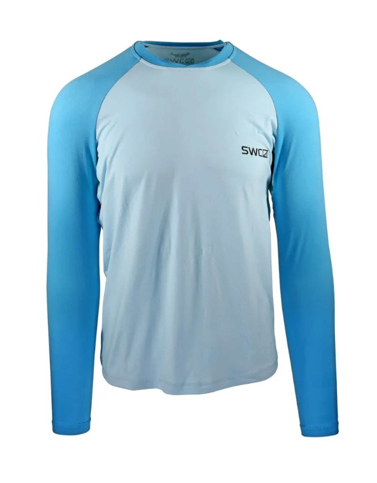 Skinny Water Culture Skinny Water Culture Clearwater Raglan LS Shirt (Ice Blue) Size L