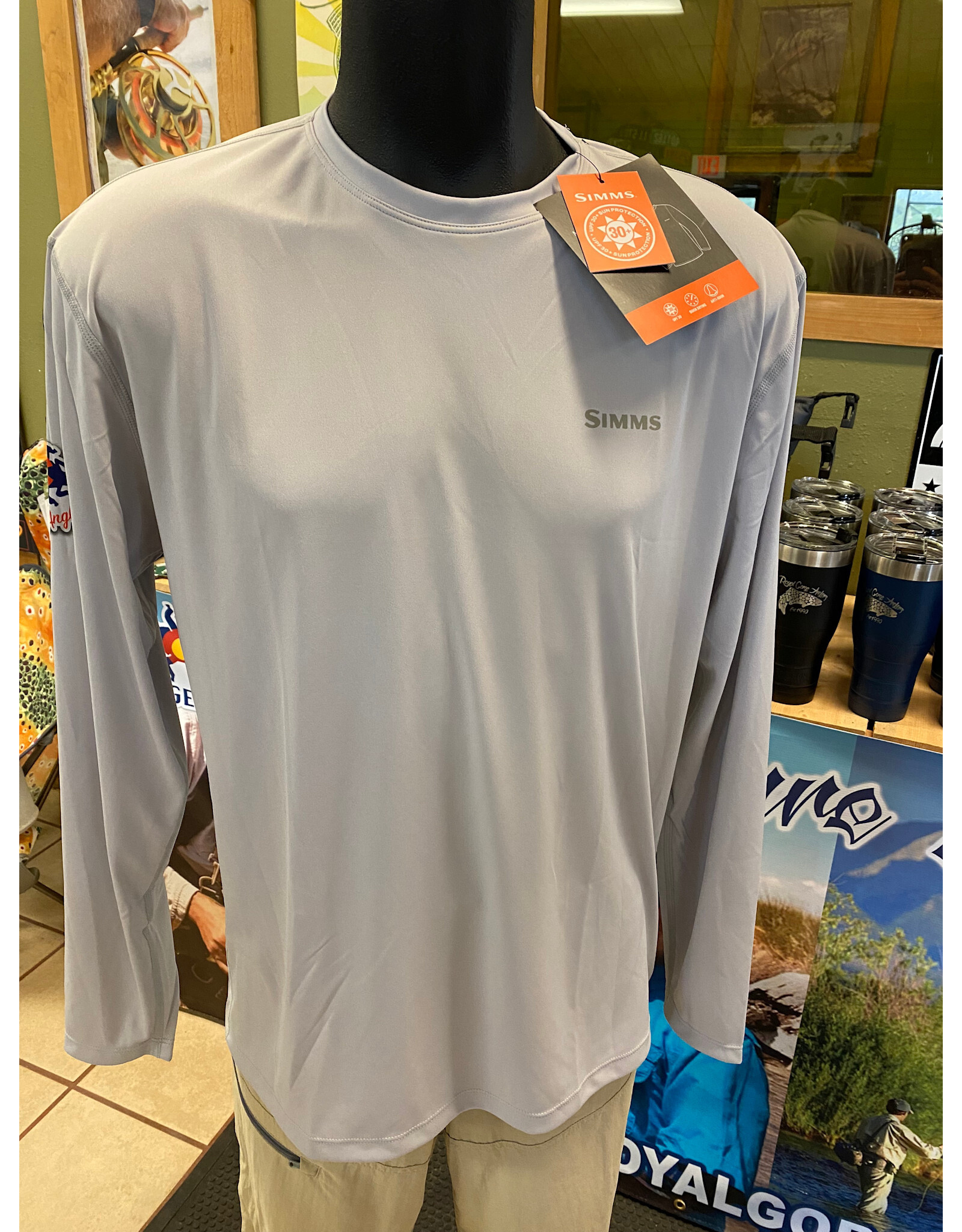 Simms RGA Logo SIMMS Solartech LS Tee (Brown Trout)