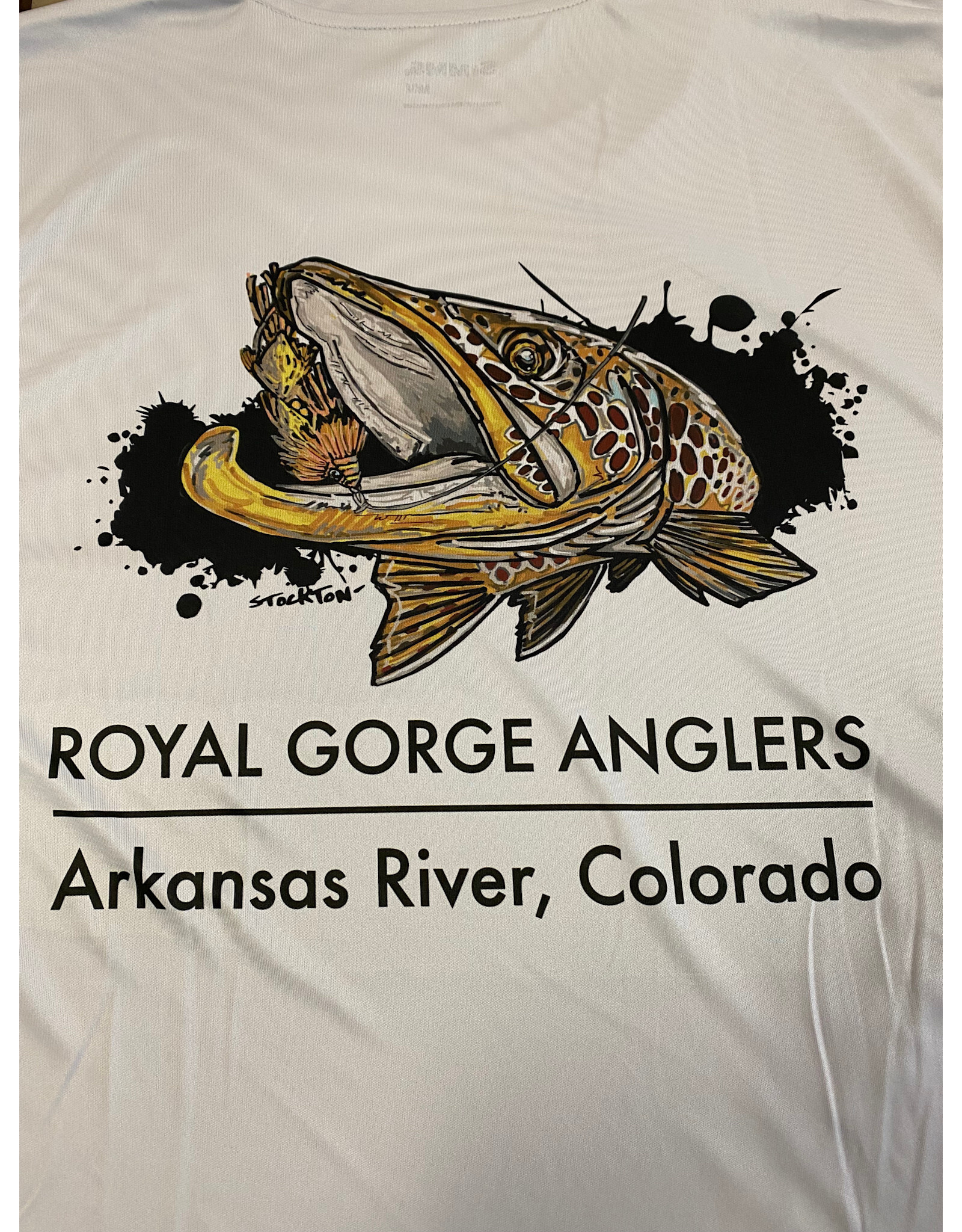 Simms RGA Logo SIMMS Solartech LS Tee (Brown Trout)