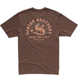 Howler Lazy Gator Tee Shirt Espresso