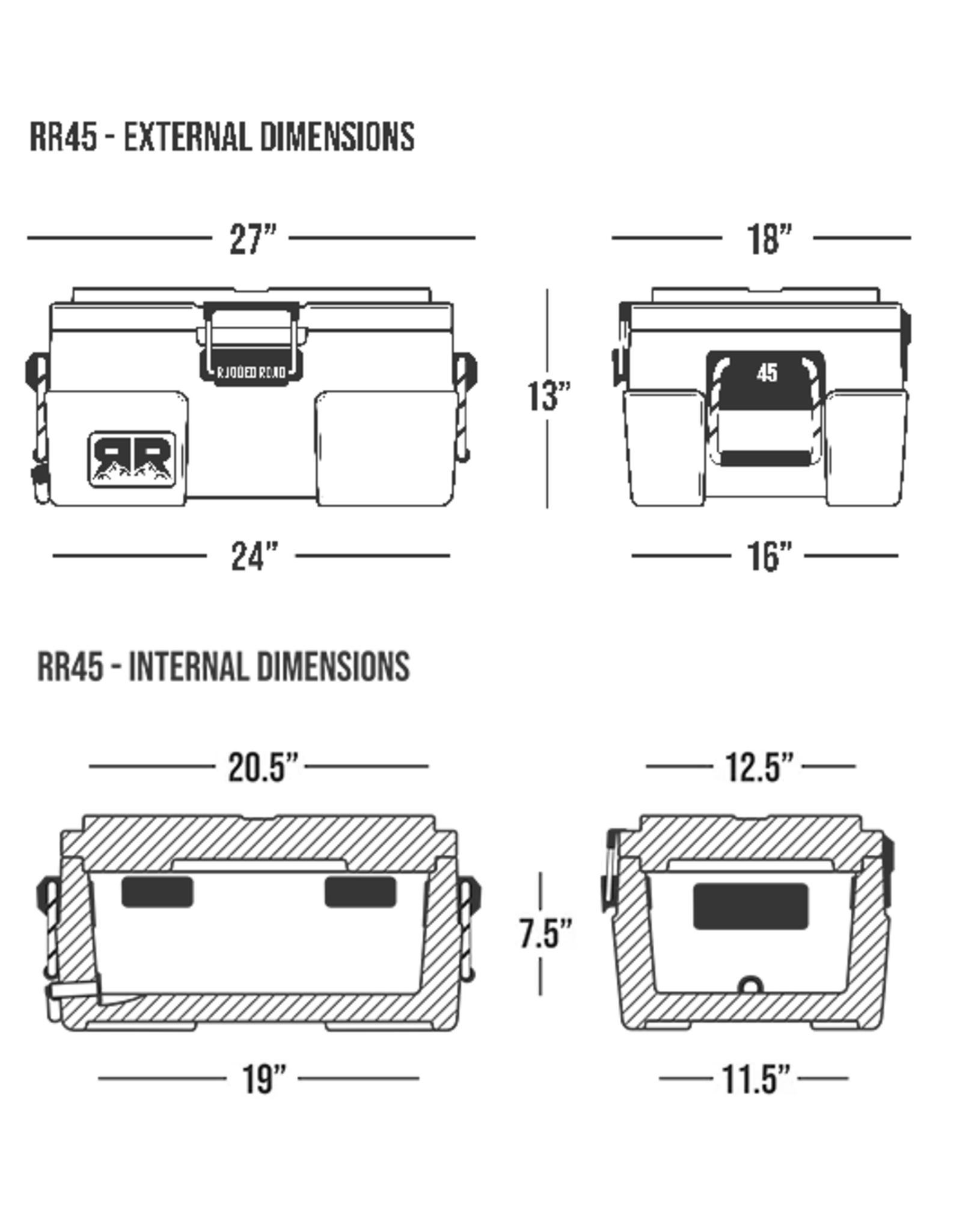 Rugged Road Rugged Road 45 Cooler