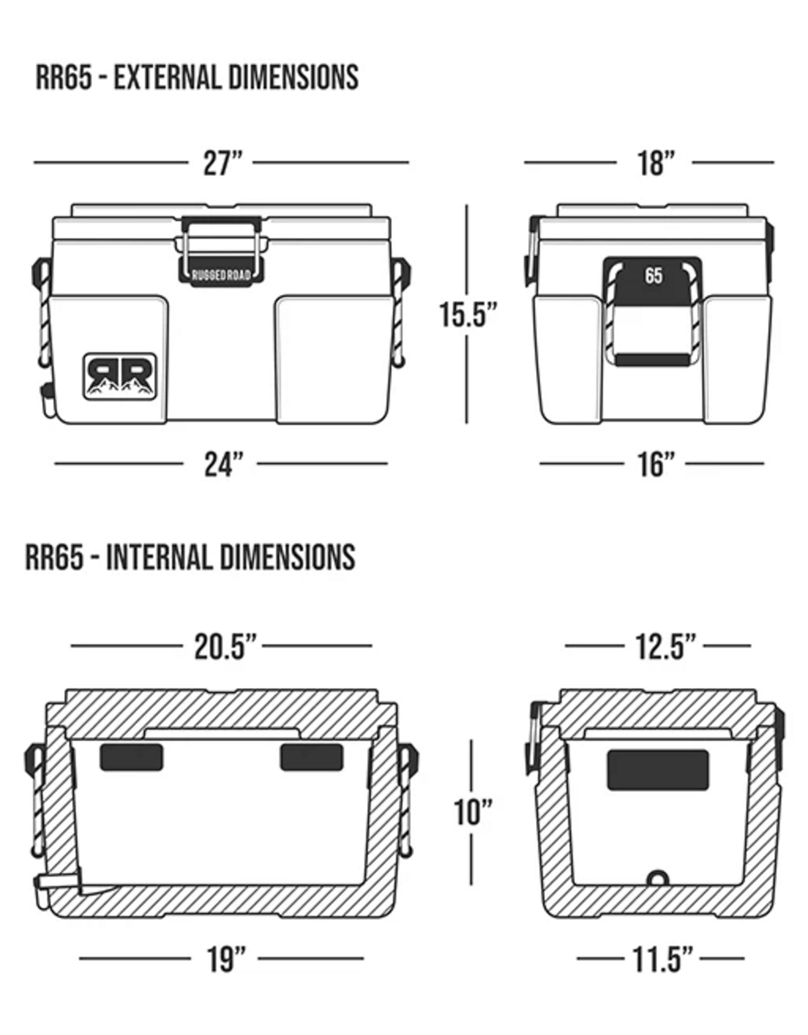 Rugged Road Rugged Road 65 Cooler