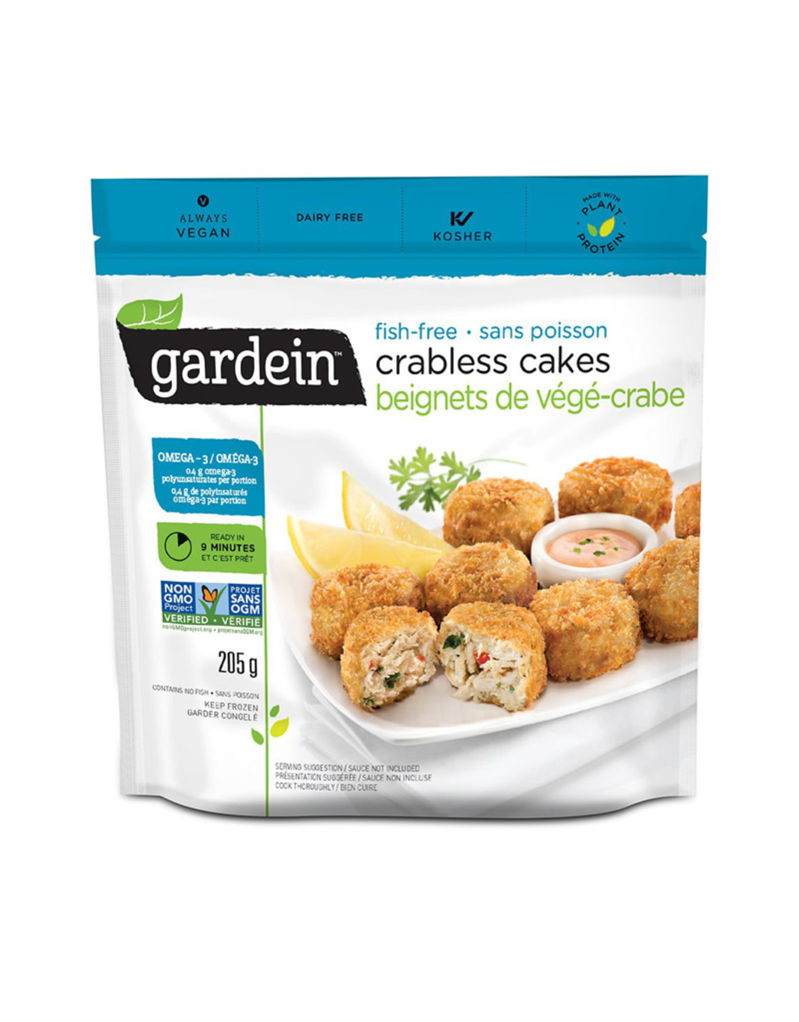 Gardein Gardein - Produit Végétalien, Beignets de Végé-Crabe Sans Poisson (205g)