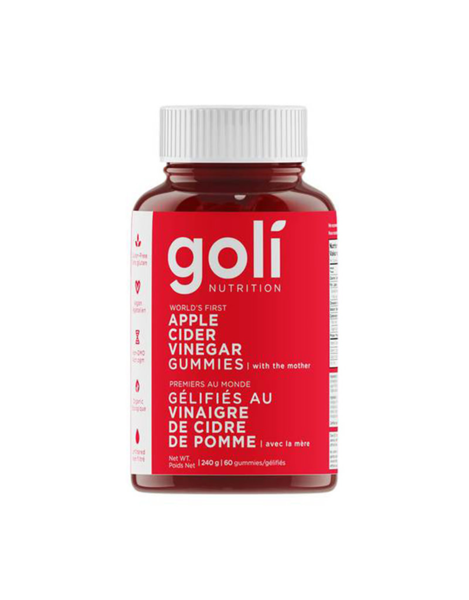 Goli Goli - Jujubes, Vinaigre de Cidre de Pomme (60un)