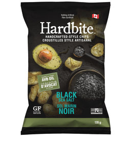 Hardbite Hardbite - Croustilles, Sel de Mer Noir (128g)