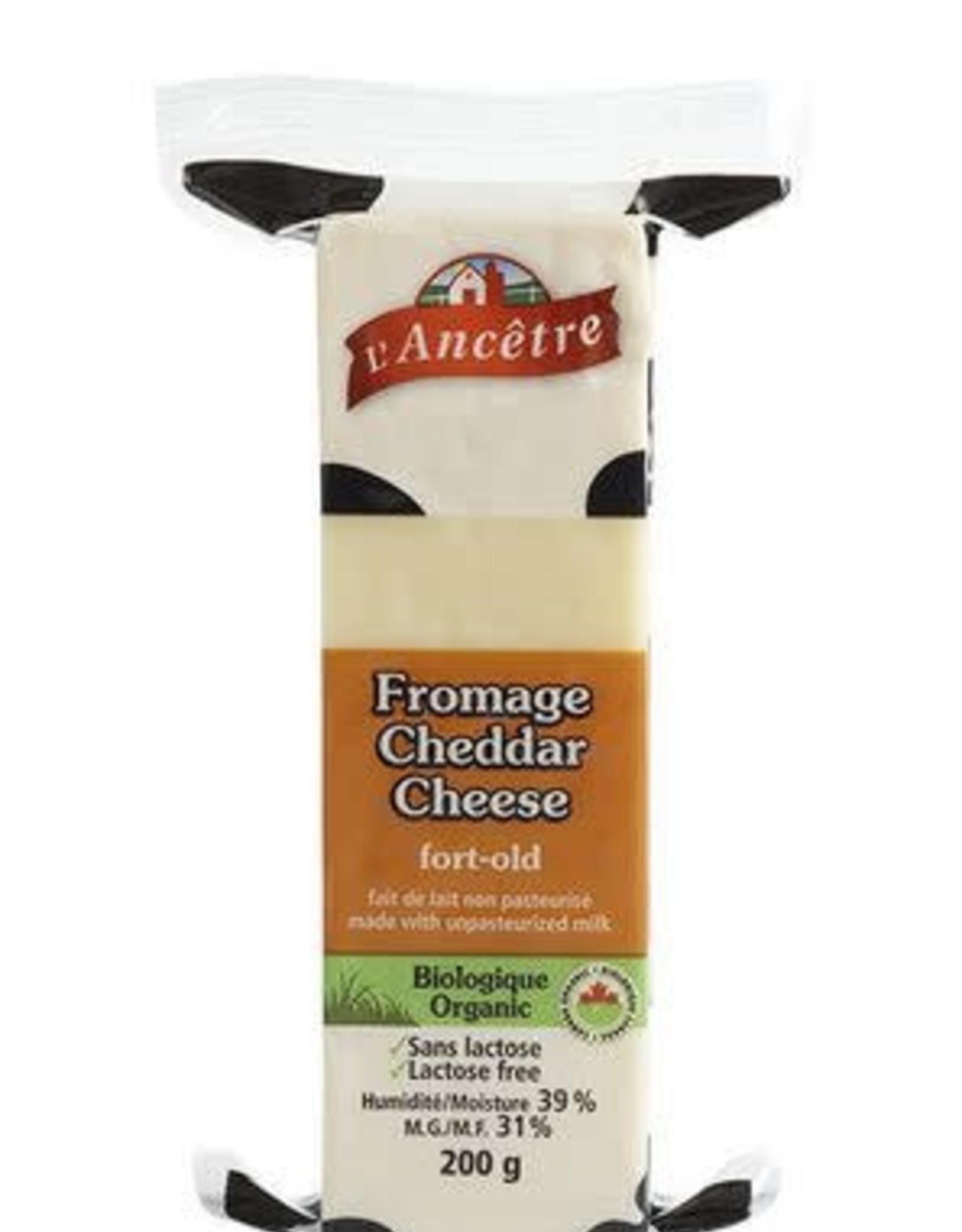 L'Ancêtre L'Ancêtre - Fromage, Cheddar Fort Bio (200g)