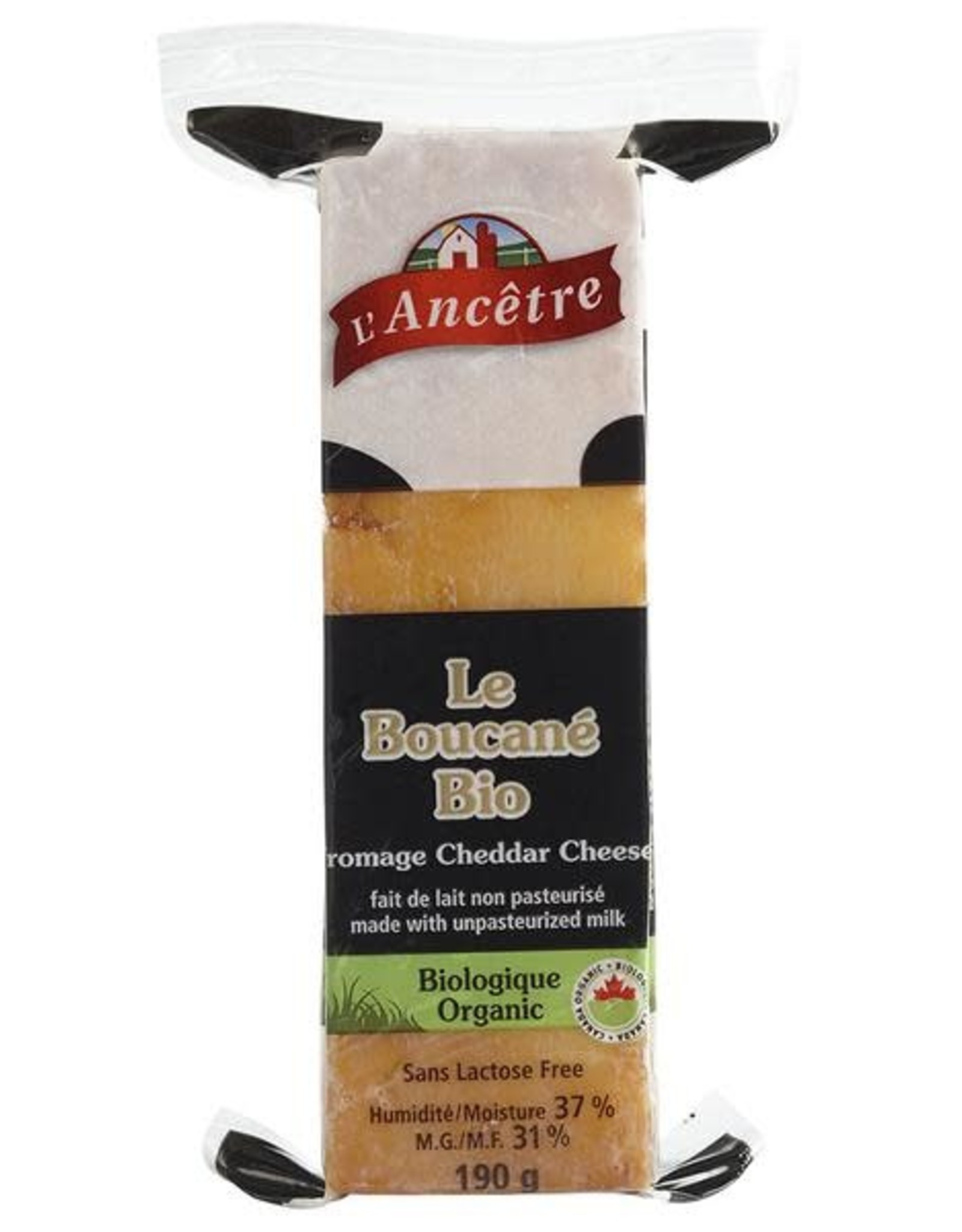 L'Ancêtre L'Ancêtre - Fromage, Le Boucané Cheddar Fumé Bio (190g)