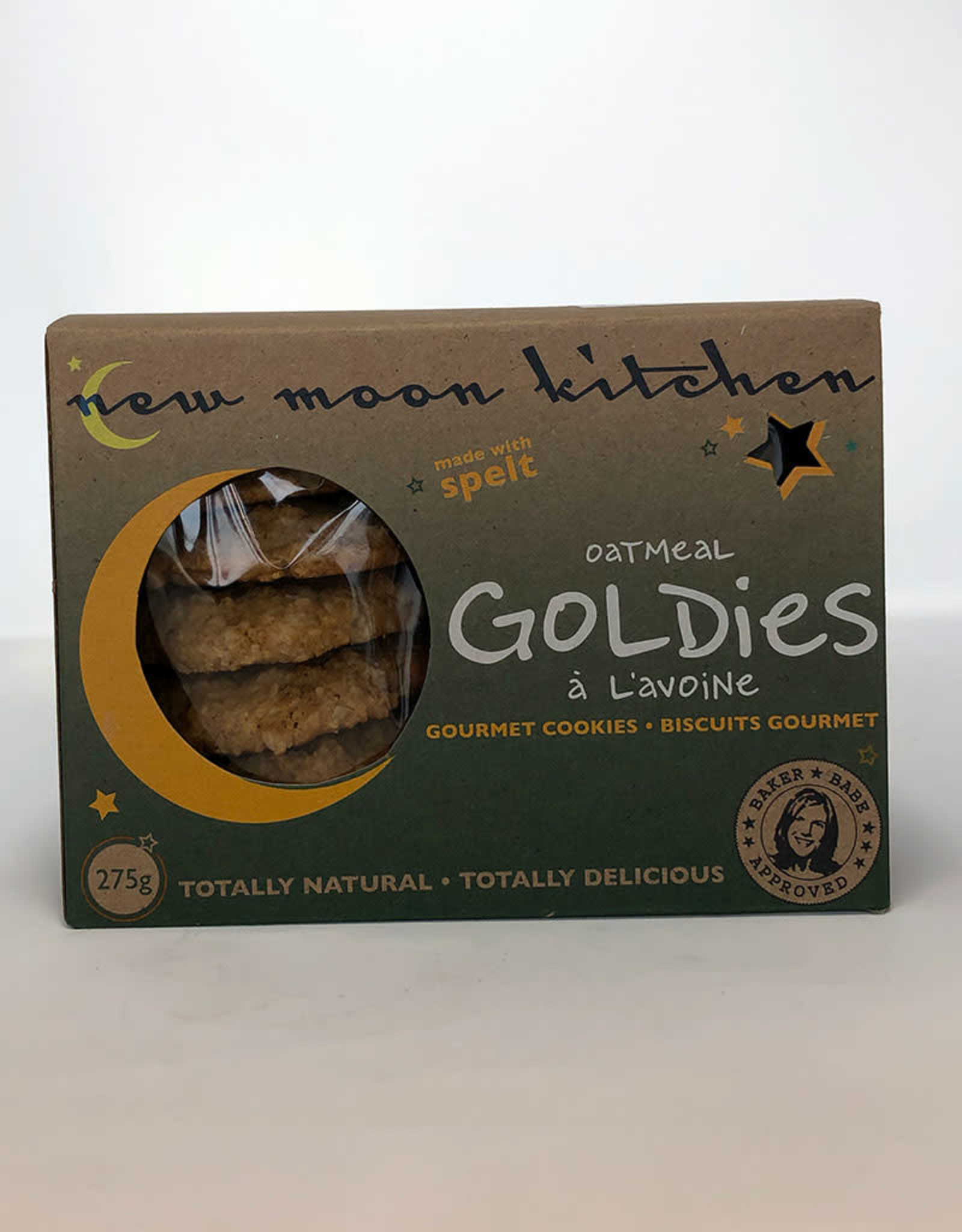 New Moon Kitchen New Moon Kitchen - Biscuits, Goldies à L'Avoine (Boîte) (275g)