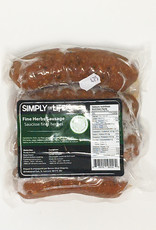 Simply For Life Simply For Life - Saucisses de Porc, Fines Herbes (400g)