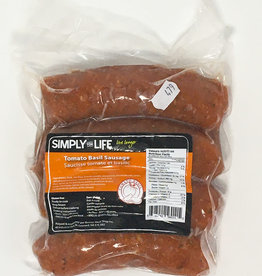 Simply For Life Simply For Life - Saucisses de Porc, Tomates & Basilic (400g)