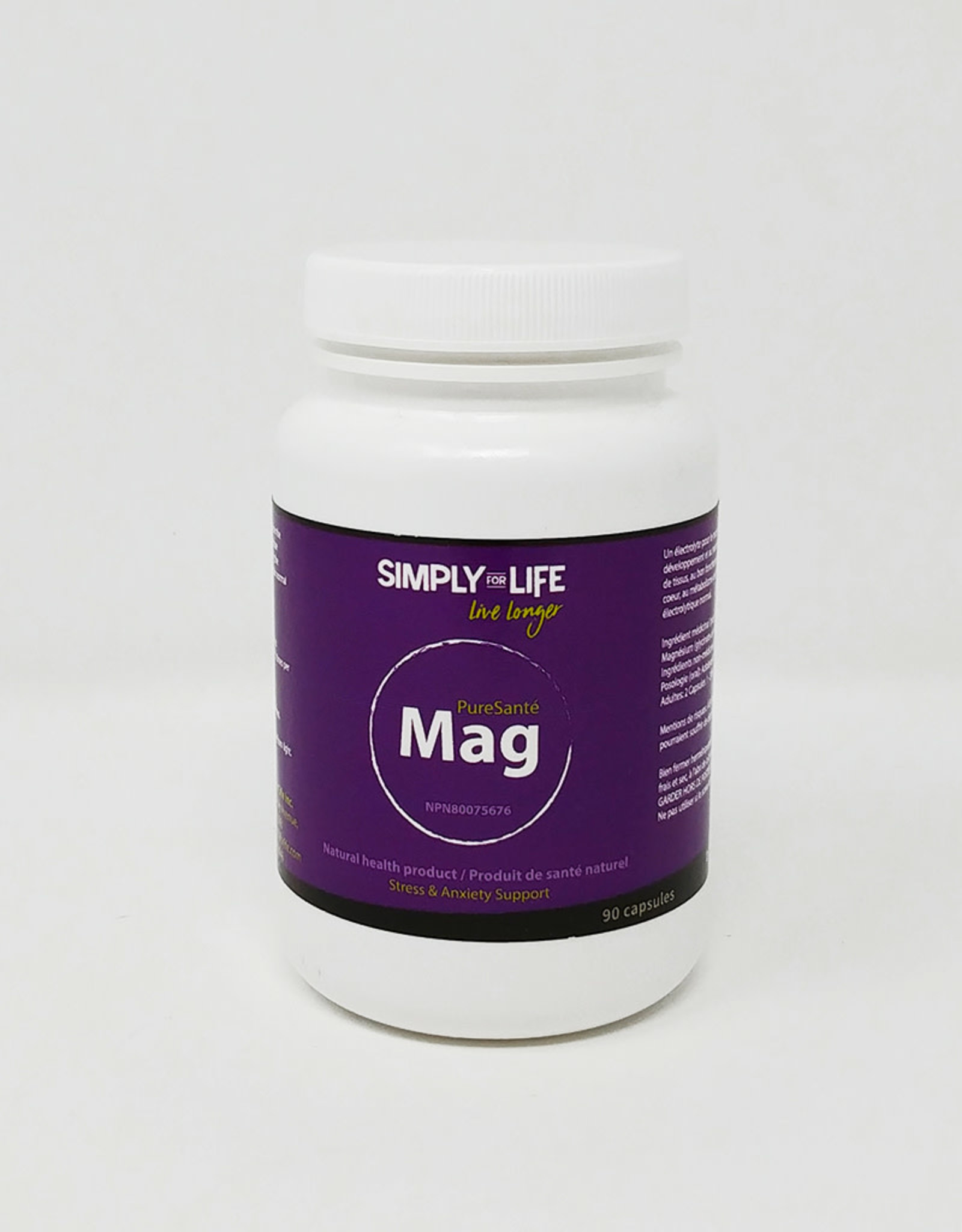 Simply For Life Simply For Life - Supplément, Magnésium (90cap)