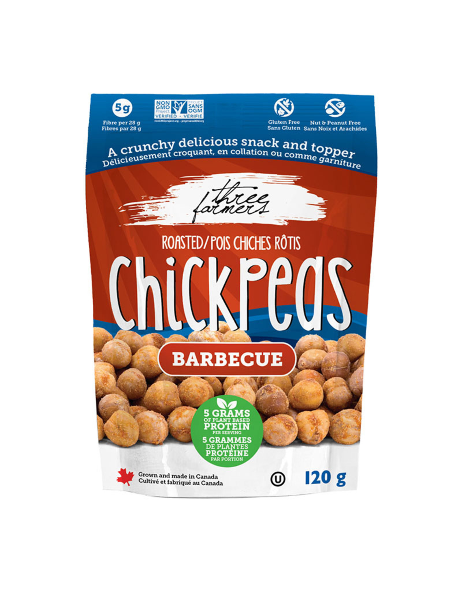 Three Farmers Three Farmers - Chickpea, BBQ (120g)